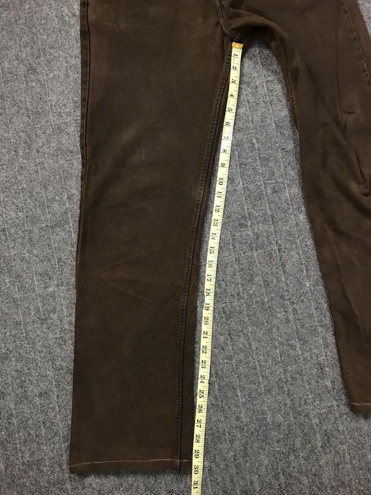 Levi's Vintage Clothing Levi’s & Strauss Lot 505 Denim Brown Jeans K239j Size US 31 - 8 Thumbnail