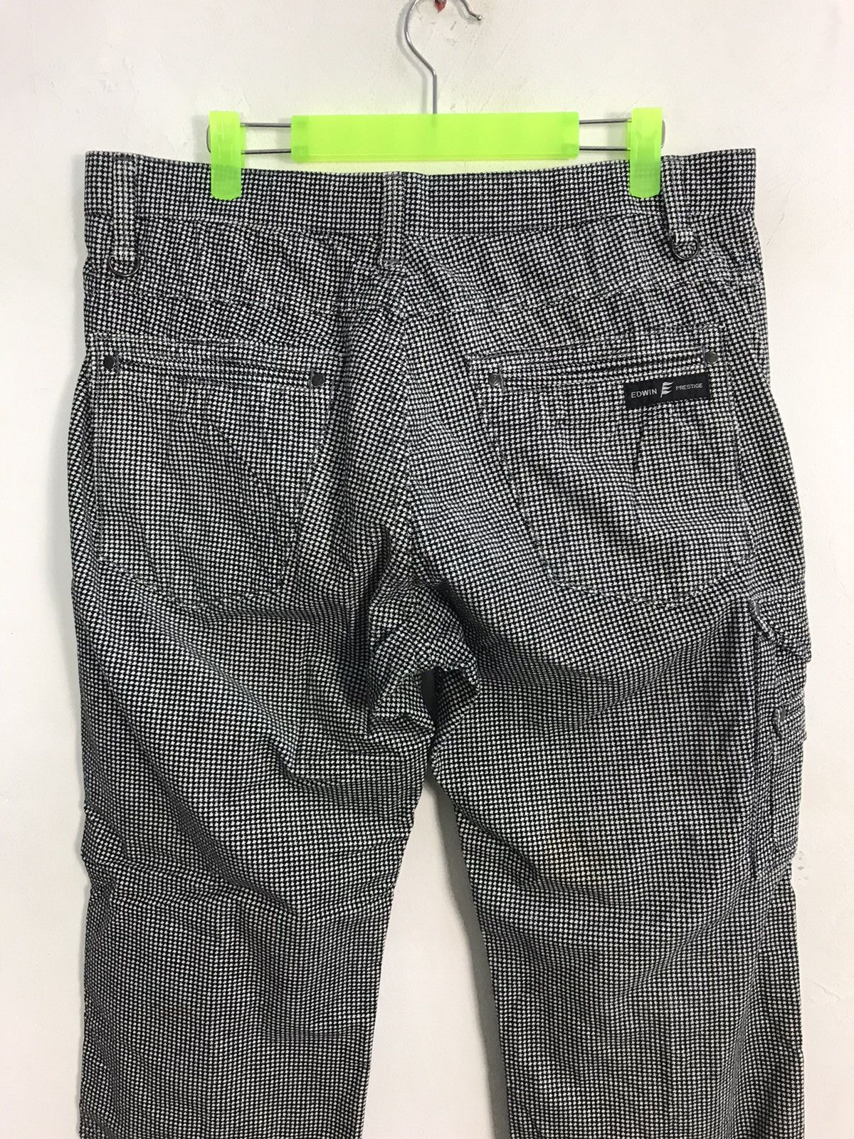 Edwin × Vintage Edwin Prestige Denim Checked Jeans Regular Fits Cut Size US 34 / EU 50 - 4 Thumbnail