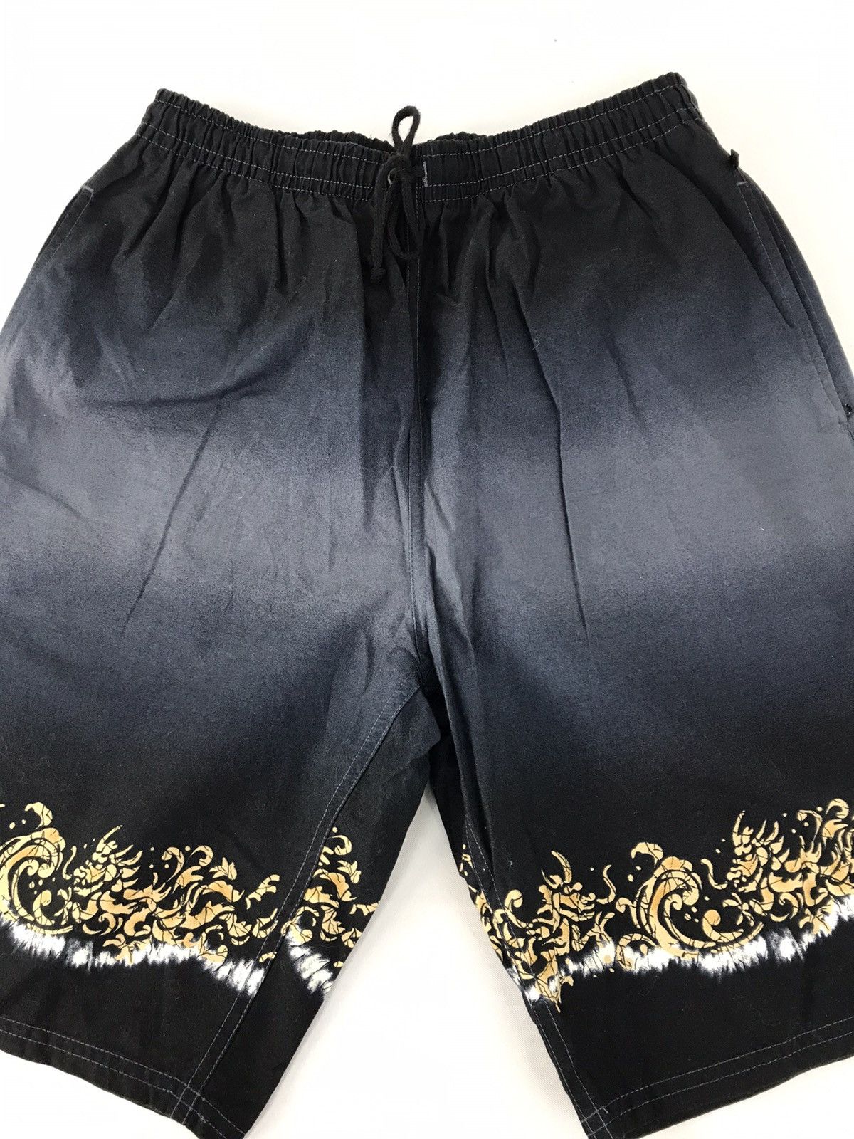 Japanese Brand × Vintage Abstract Design Ovp Shortpant Hiking Cargo Tie Dye Design Size US 27 - 5 Thumbnail