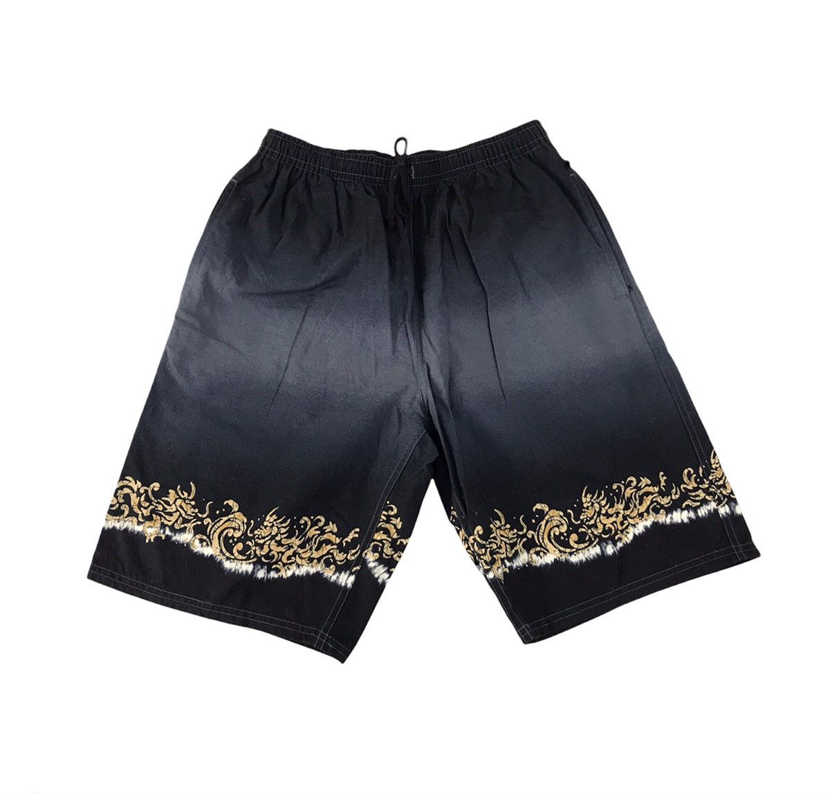 Japanese Brand × Vintage Abstract Design Ovp Shortpant Hiking Cargo Tie Dye Design Size US 27 - 1 Thumbnail