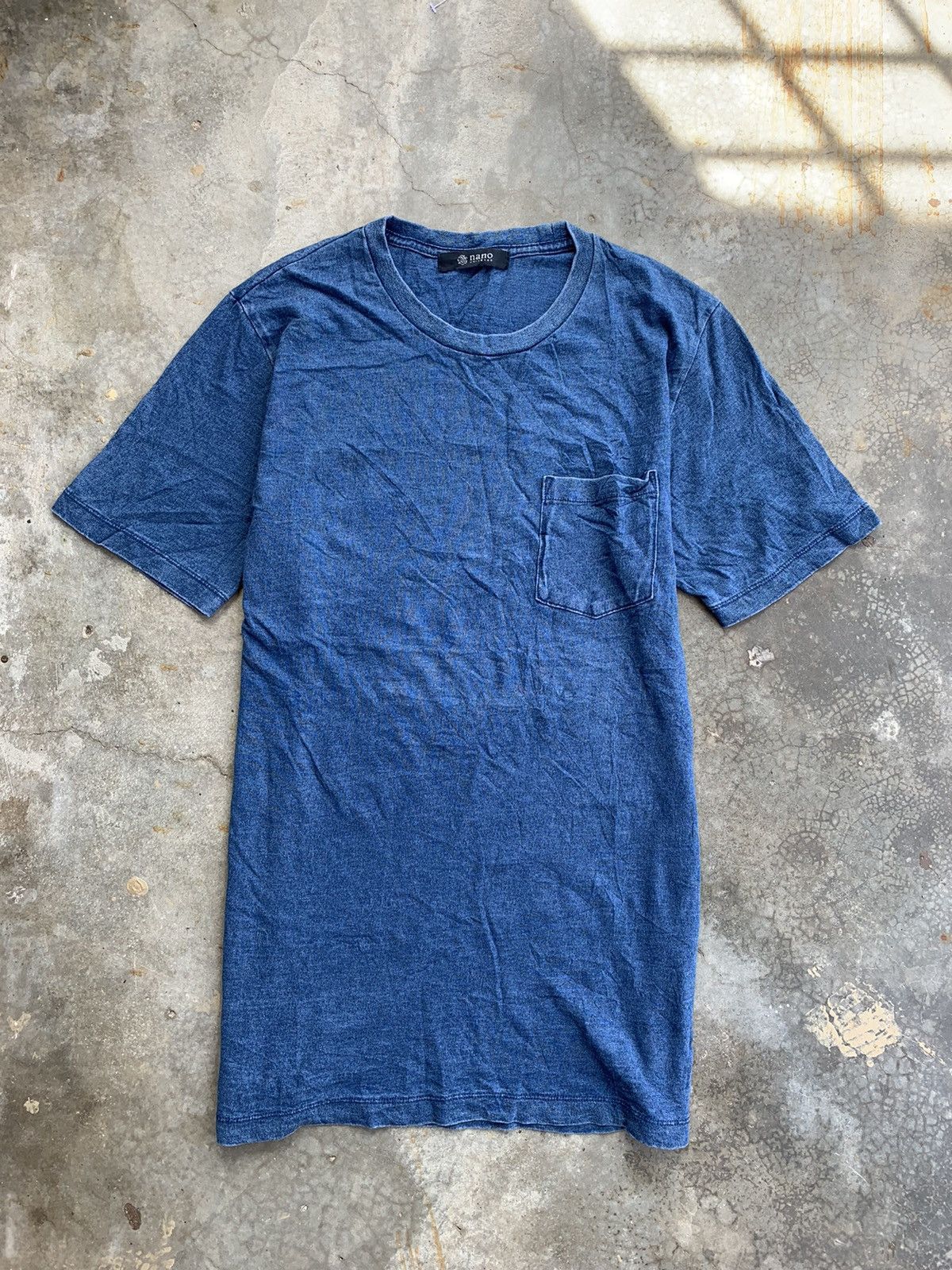 NANO universe Nano Universe Indigo Pocket Tshirt Size US M / EU 48-50 / 2 - 1 Thumbnail
