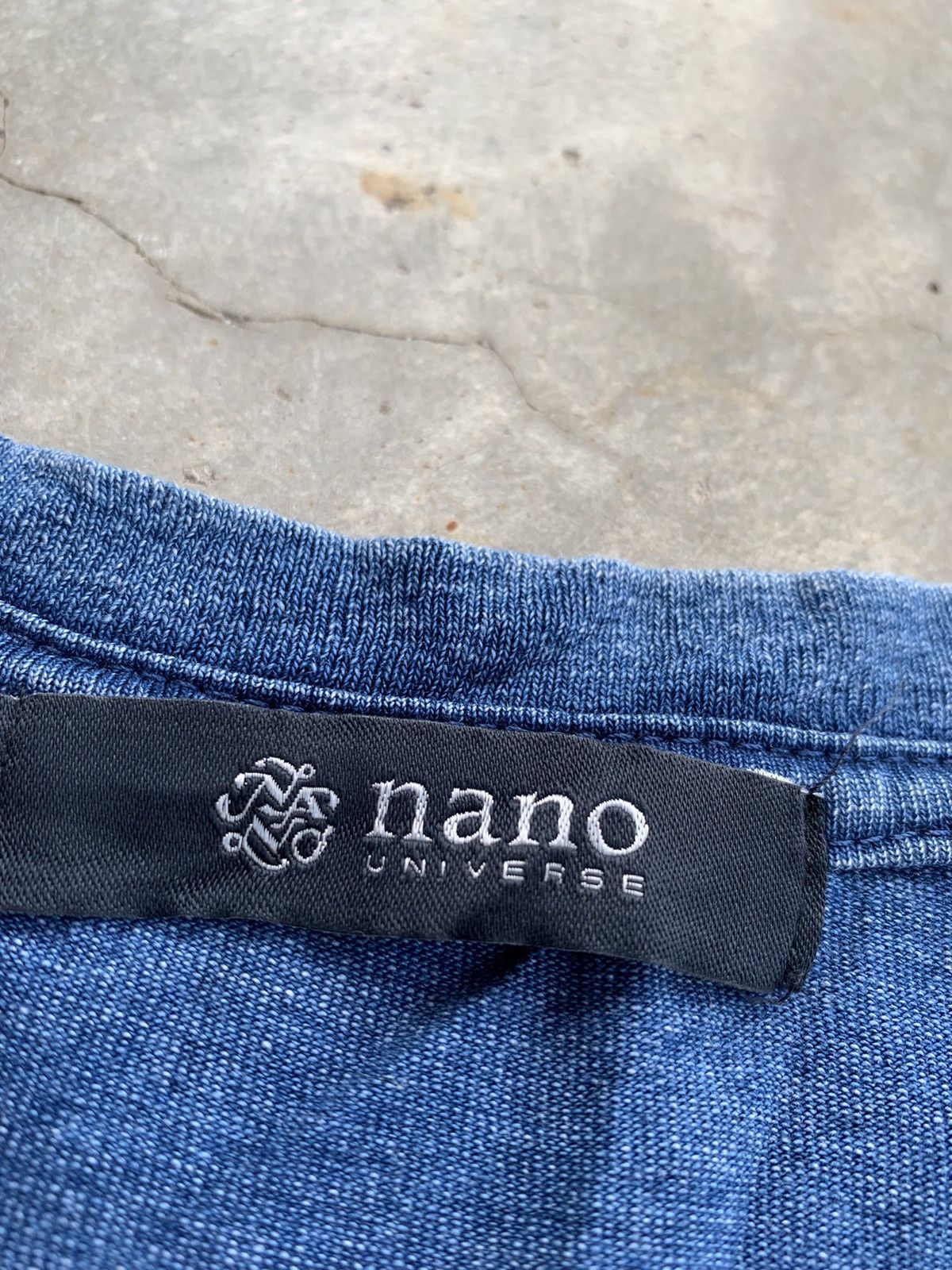 NANO universe Nano Universe Indigo Pocket Tshirt Size US M / EU 48-50 / 2 - 2 Thumbnail
