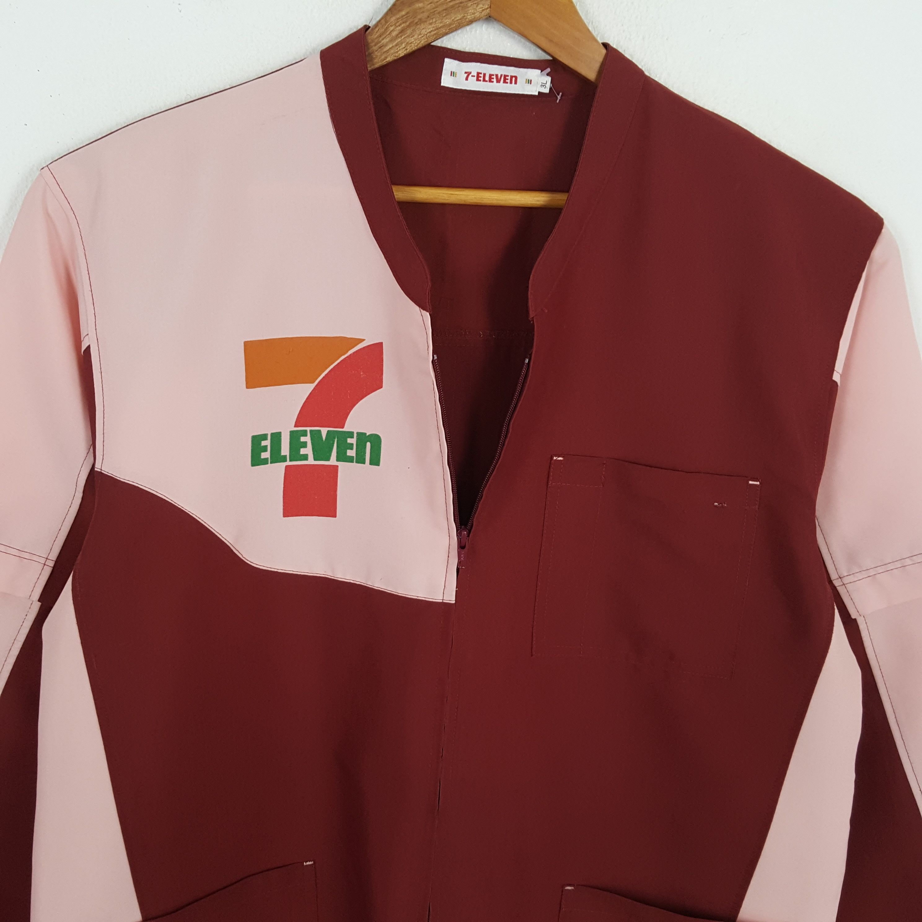 Japanese Brand × Vintage Vintage 7 ELEVEN Japanese Brand Uniform Working Jacket Size US L / EU 52-54 / 3 - 2 Thumbnail