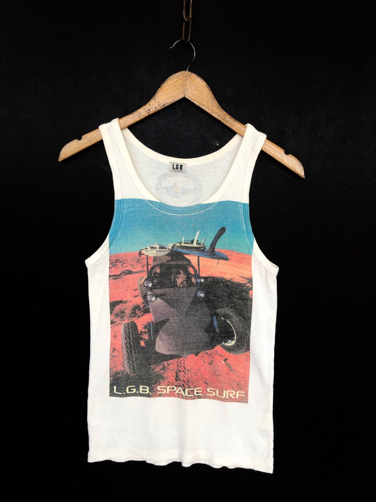 If Six Was Nine GRAIL🔥Le Grand Bleu Space Summer Sleeveless Shirt Size US S / EU 44-46 / 1 - 2 Thumbnail