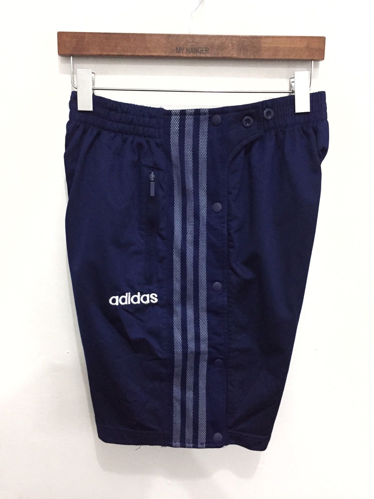 Adidas Vtg 90s Adidas Kim K Back Adjustable Shorts Size US 32 / EU 48 - 1 Thumbnail