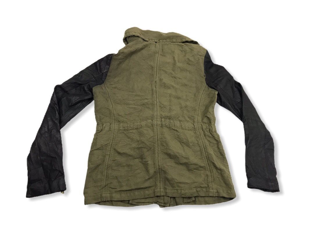 Zara Zara Mix Leather jacket Military Style Tactical Design Size US S / EU 44-46 / 1 - 2 Thumbnail