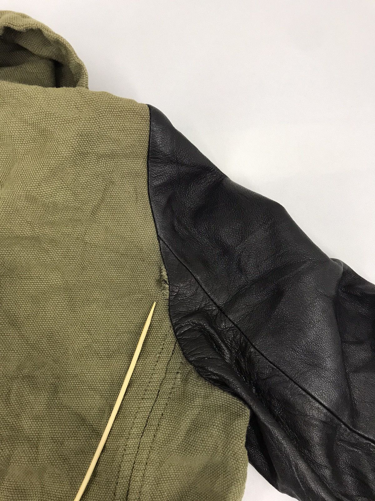 Zara Zara Mix Leather jacket Military Style Tactical Design Size US S / EU 44-46 / 1 - 3 Thumbnail