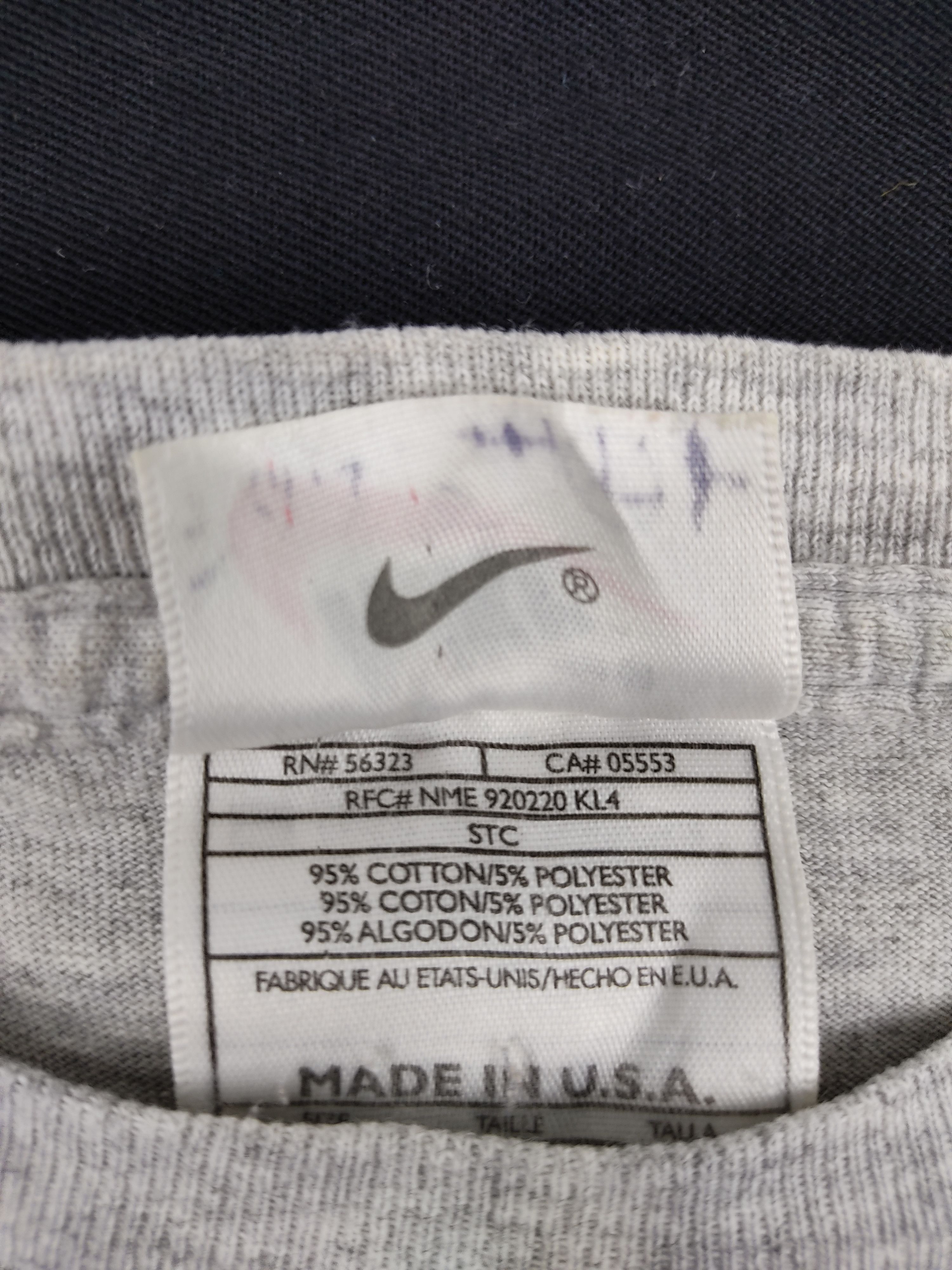 Nike Vintage 90s Nike Swoosh Big Logo #1 USA Spell Out Athletic Size US M / EU 48-50 / 2 - 6 Thumbnail