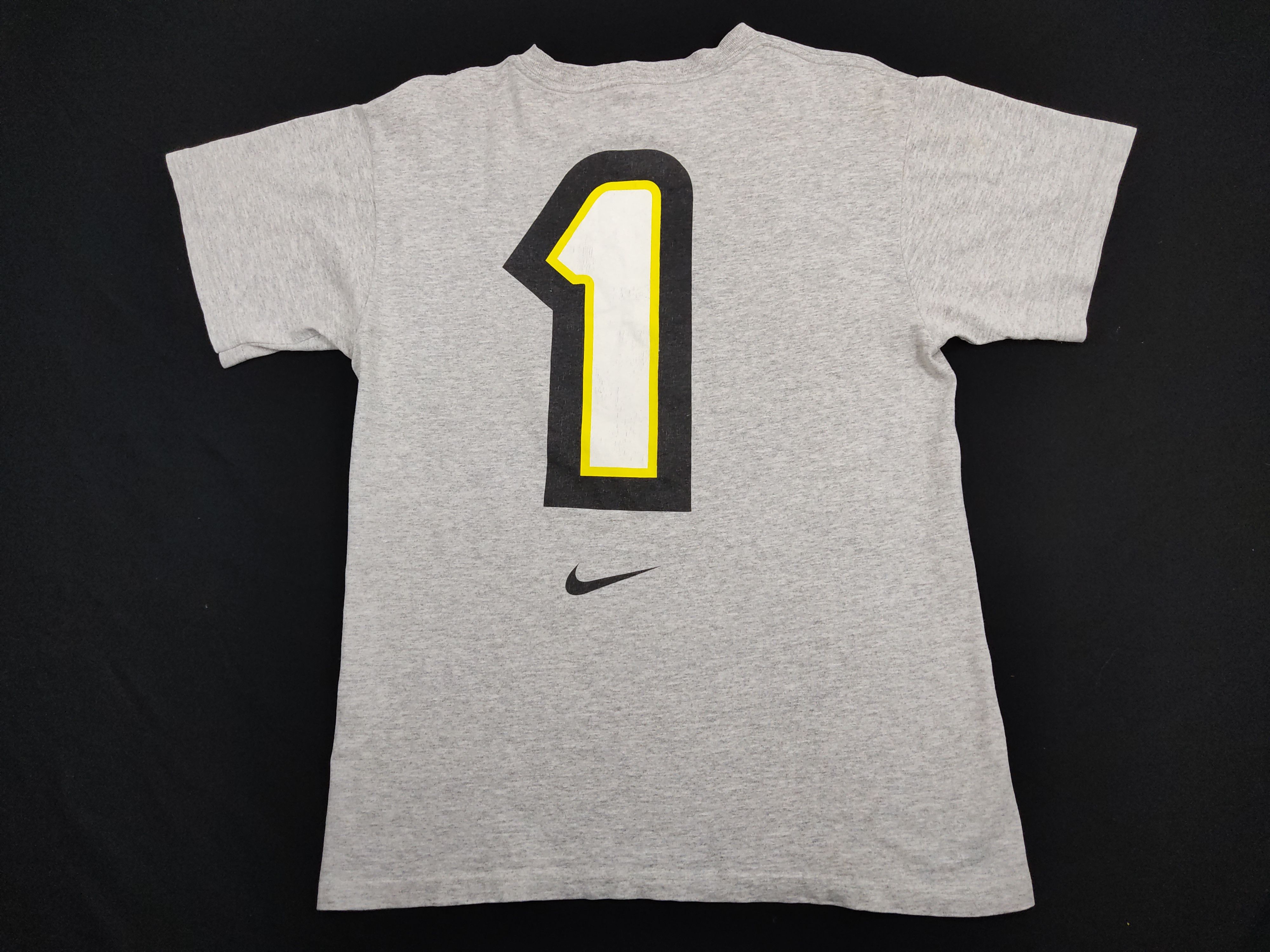 Nike Vintage 90s Nike Swoosh Big Logo #1 USA Spell Out Athletic Size US M / EU 48-50 / 2 - 1 Thumbnail