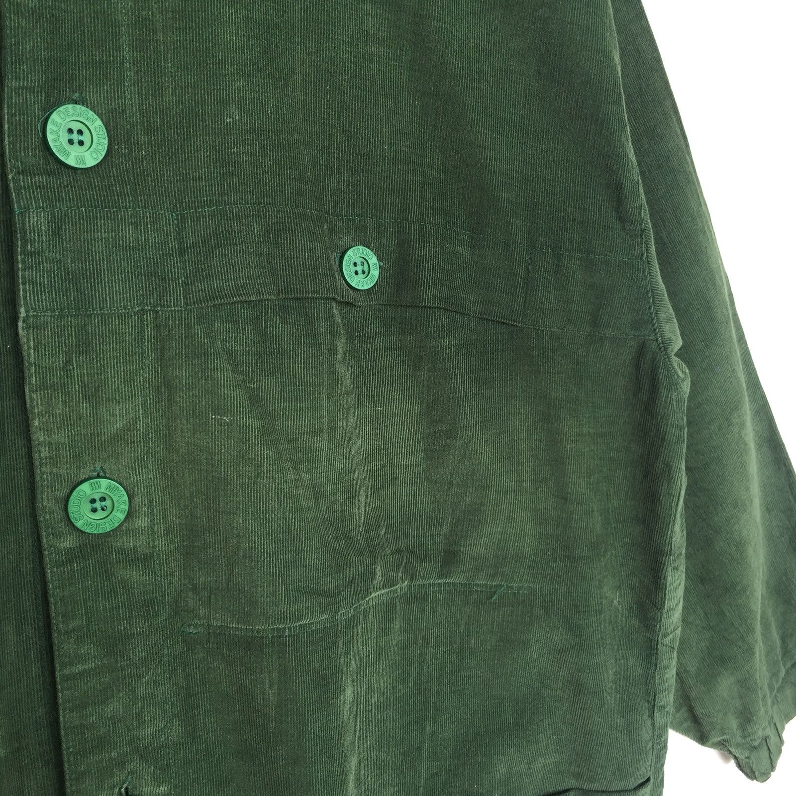 Issey Miyake OG Miyake Corduroy Velvet Oversized Squirrel Coat Size US L / EU 52-54 / 3 - 3 Thumbnail