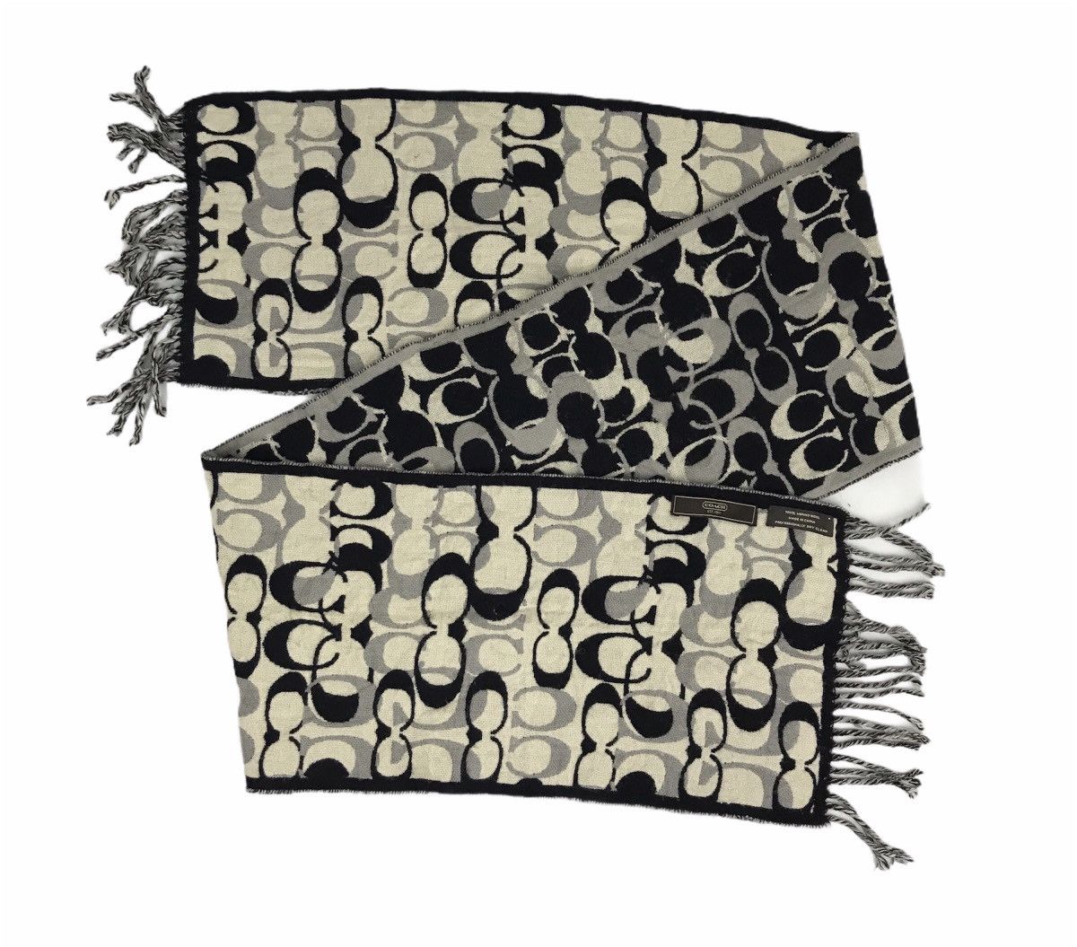 Coach Vintage Coach Muffler Scarf Luxury High Fashion Designer Size ONE SIZE - 2 Thumbnail