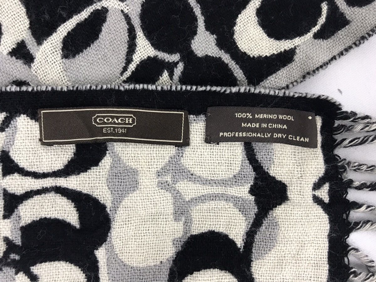 Coach Vintage Coach Muffler Scarf Luxury High Fashion Designer Size ONE SIZE - 4 Thumbnail