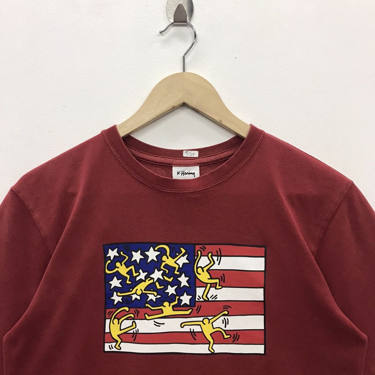Keith Haring × Uniqlo Rare!! Uniqlo X Art Keith Haring USA Flag Tee Size US S / EU 44-46 / 1 - 2 Thumbnail
