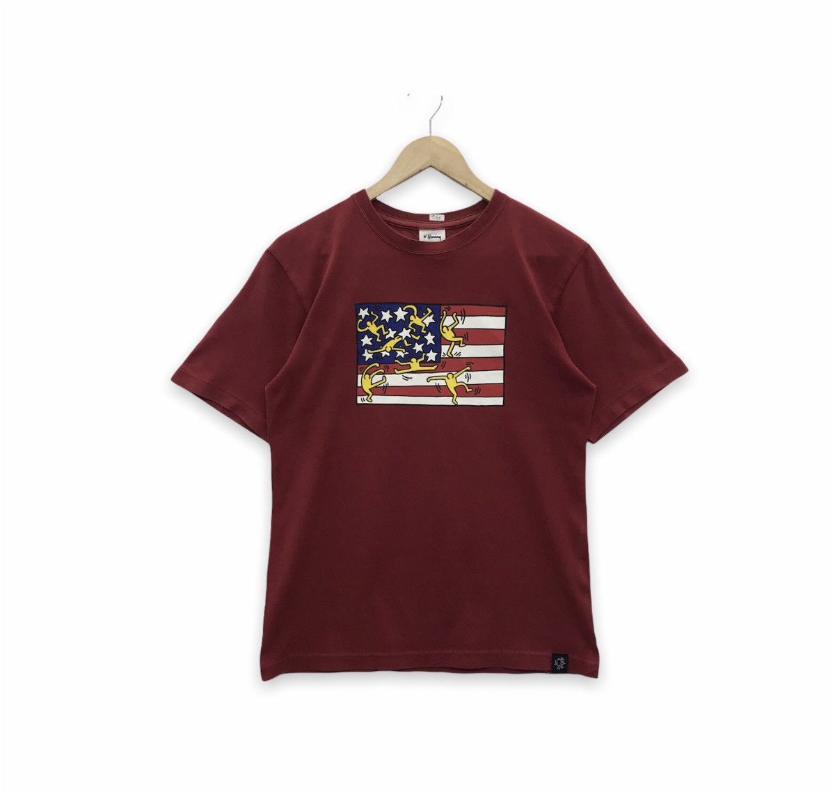 Keith Haring × Uniqlo Rare!! Uniqlo X Art Keith Haring USA Flag Tee Size US S / EU 44-46 / 1 - 1 Thumbnail