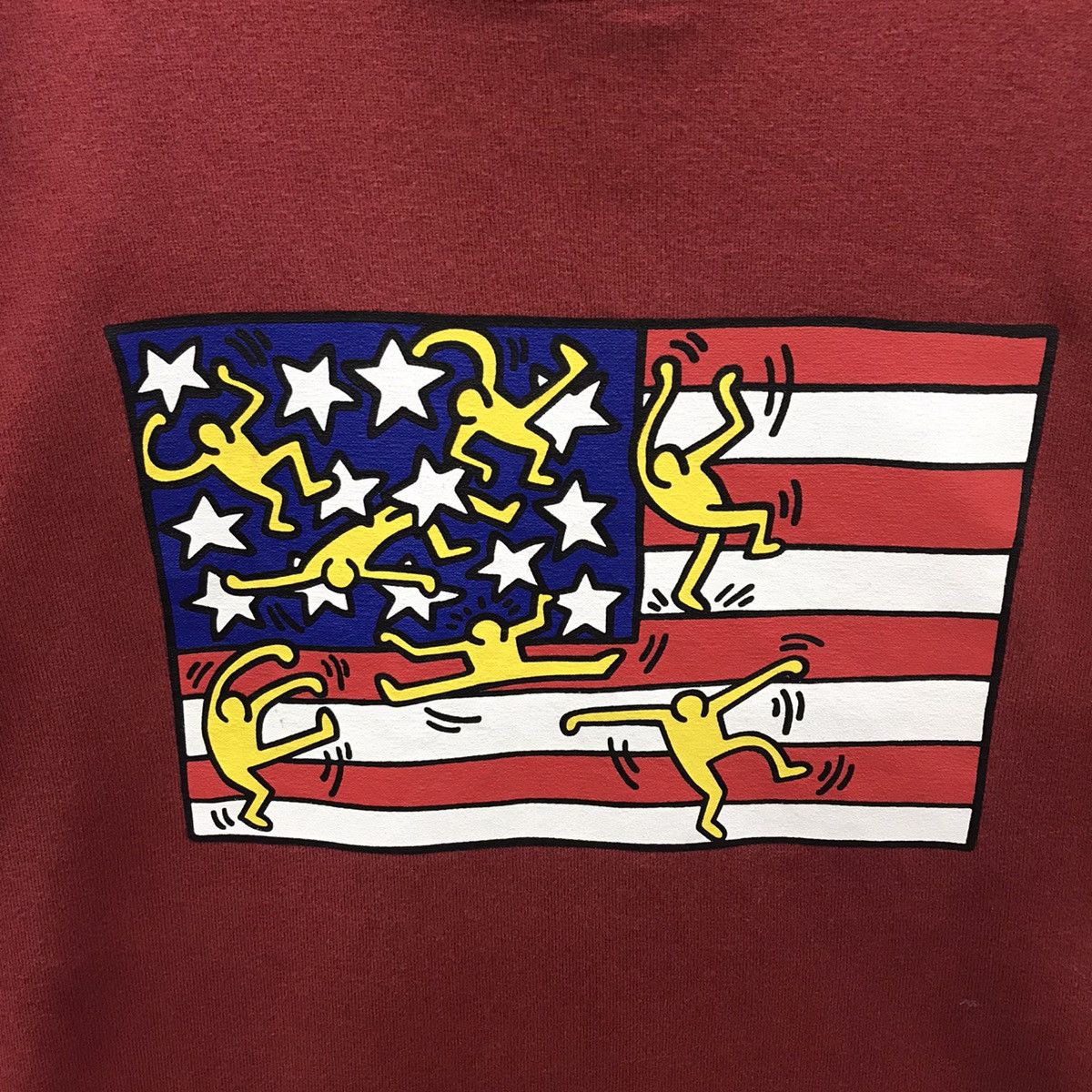 Keith Haring × Uniqlo Rare!! Uniqlo X Art Keith Haring USA Flag Tee Size US S / EU 44-46 / 1 - 4 Thumbnail