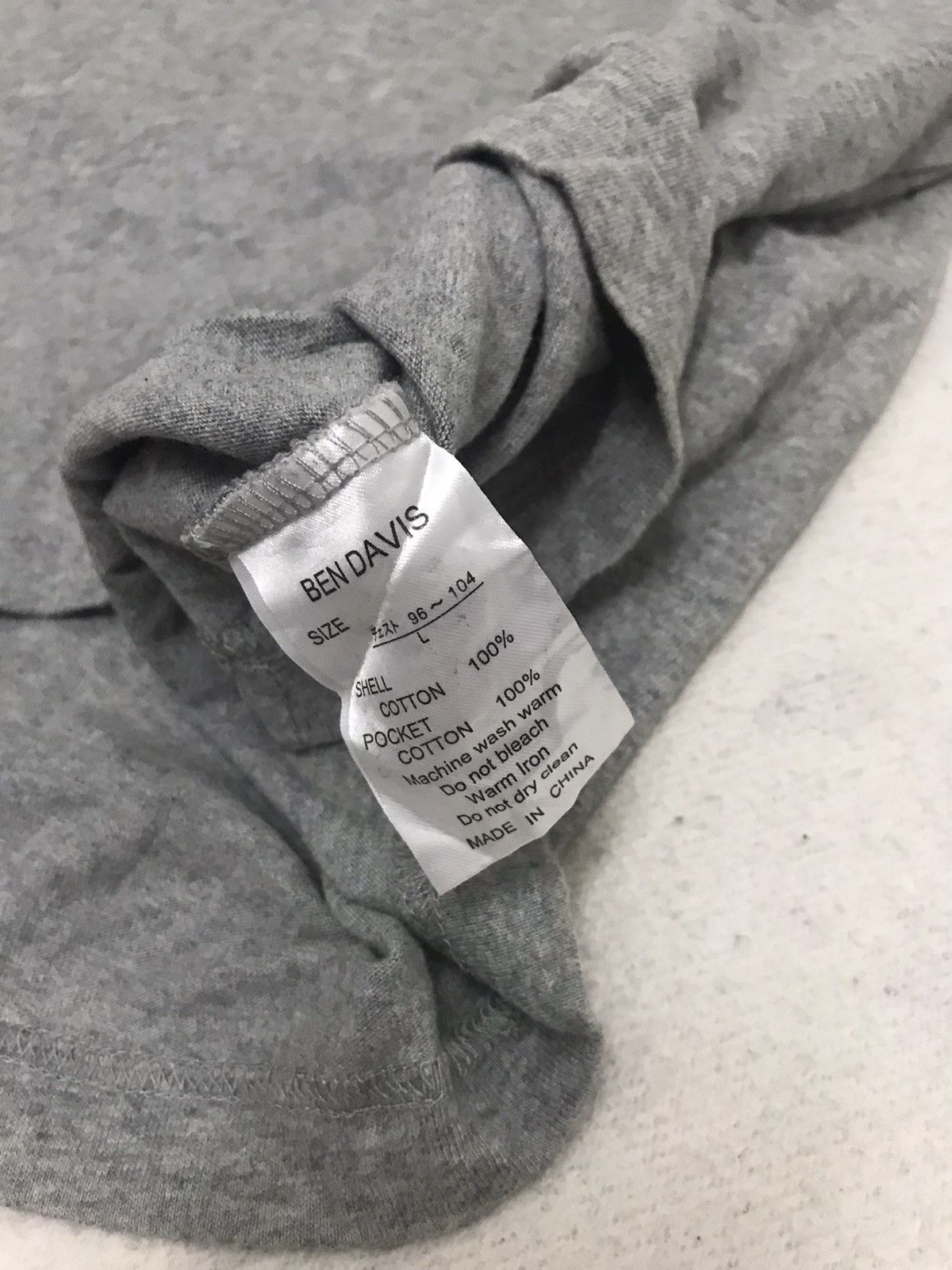 Ben Davis × Vintage Ben Davis Single Pocket Streetwear Tee Size US L / EU 52-54 / 3 - 8 Thumbnail