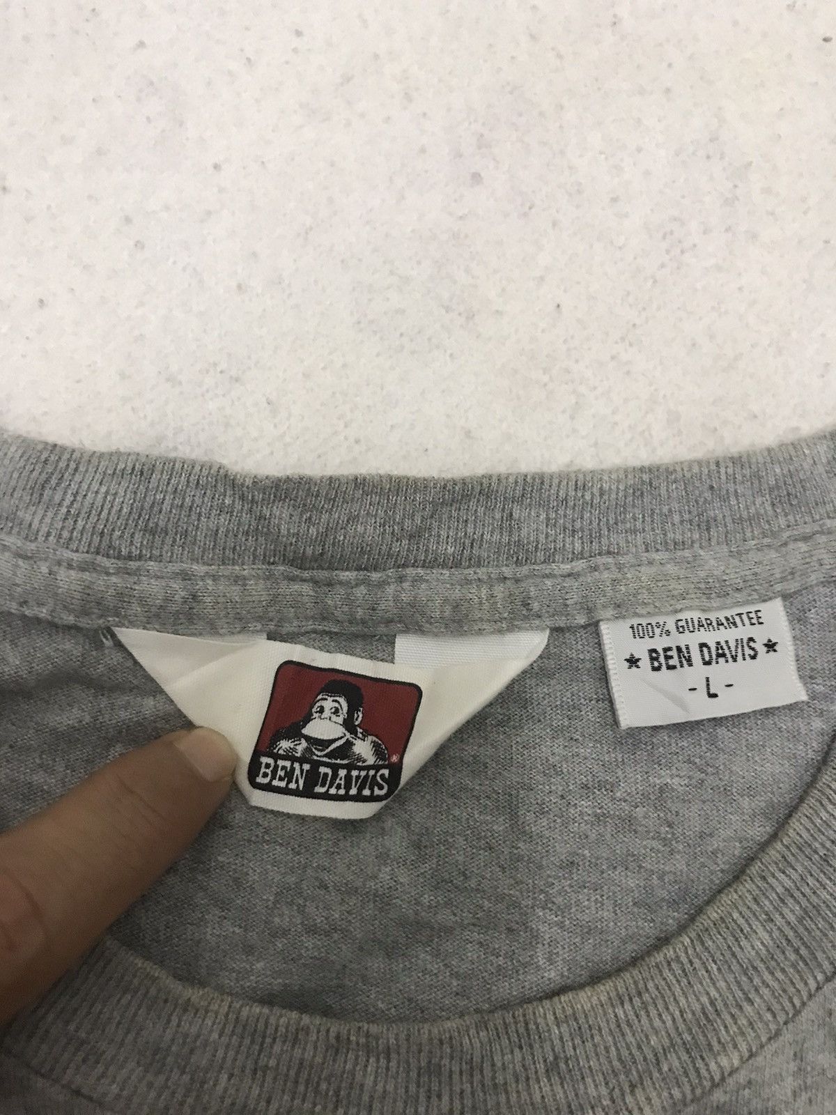 Ben Davis × Vintage Ben Davis Single Pocket Streetwear Tee Size US L / EU 52-54 / 3 - 3 Thumbnail