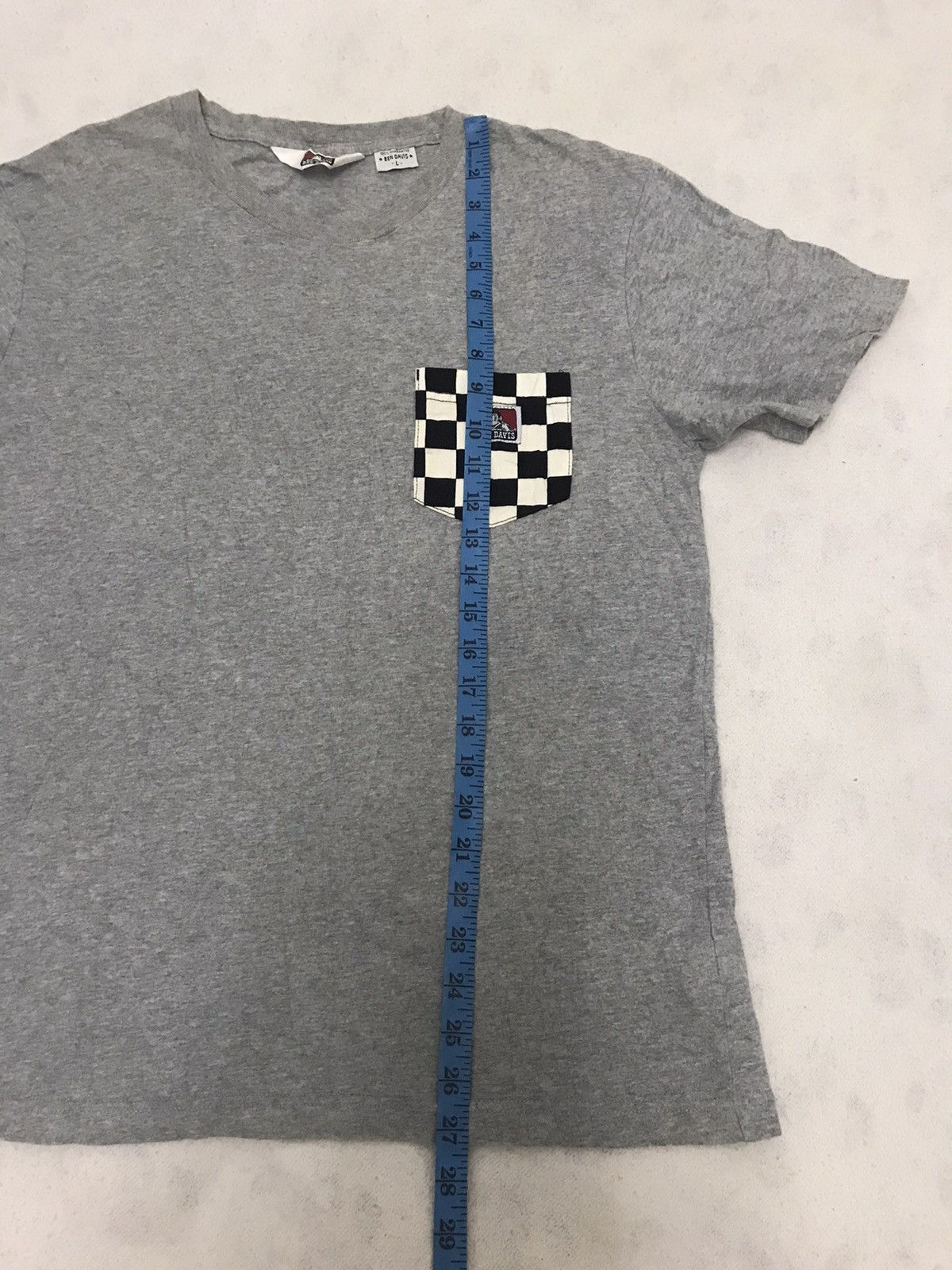 Ben Davis × Vintage Ben Davis Single Pocket Streetwear Tee Size US L / EU 52-54 / 3 - 6 Thumbnail