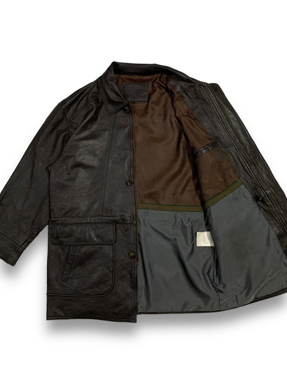 Pelle Pelle Vintage Japanese Brand Jack Mighty Sheepskin Leather Jacket Size US L / EU 52-54 / 3 - 3 Thumbnail