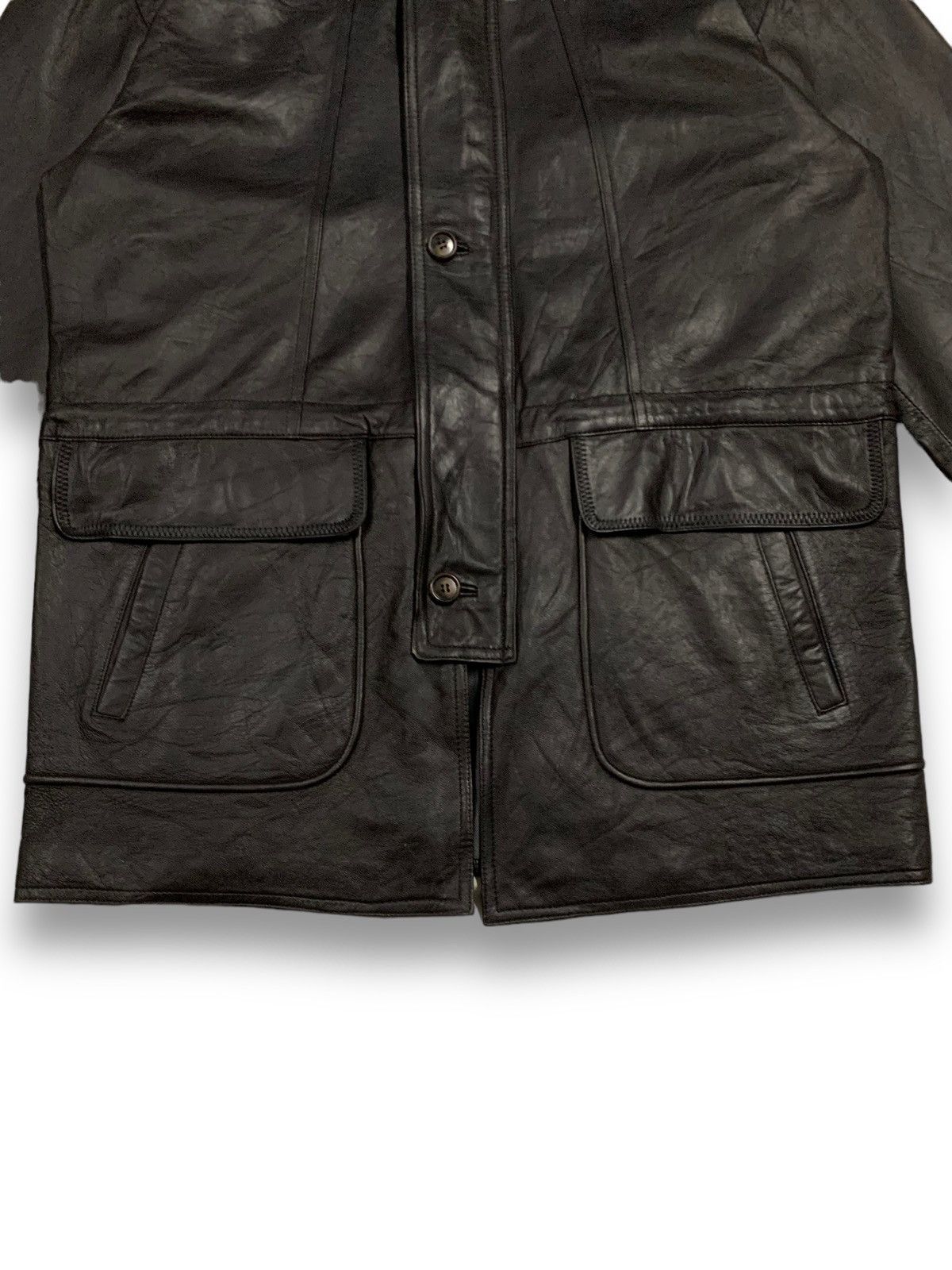 Pelle Pelle Vintage Japanese Brand Jack Mighty Sheepskin Leather Jacket Size US L / EU 52-54 / 3 - 10 Thumbnail