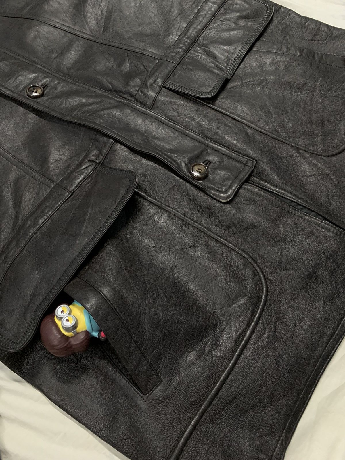 Pelle Pelle Vintage Japanese Brand Jack Mighty Sheepskin Leather Jacket Size US L / EU 52-54 / 3 - 9 Thumbnail