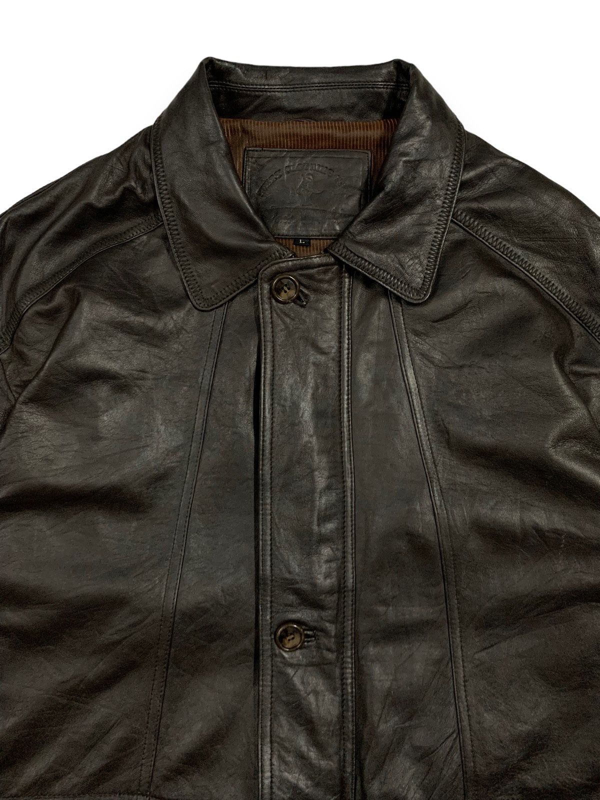 Pelle Pelle Vintage Japanese Brand Jack Mighty Sheepskin Leather Jacket Size US L / EU 52-54 / 3 - 5 Thumbnail