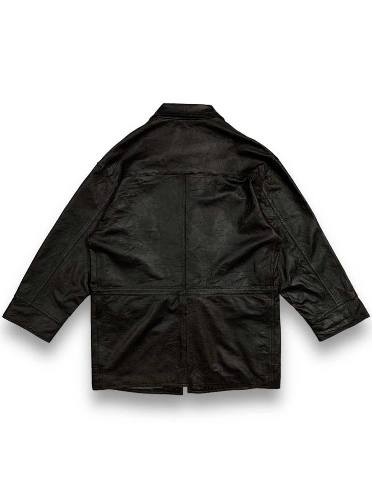 Pelle Pelle Vintage Japanese Brand Jack Mighty Sheepskin Leather Jacket Size US L / EU 52-54 / 3 - 2 Thumbnail