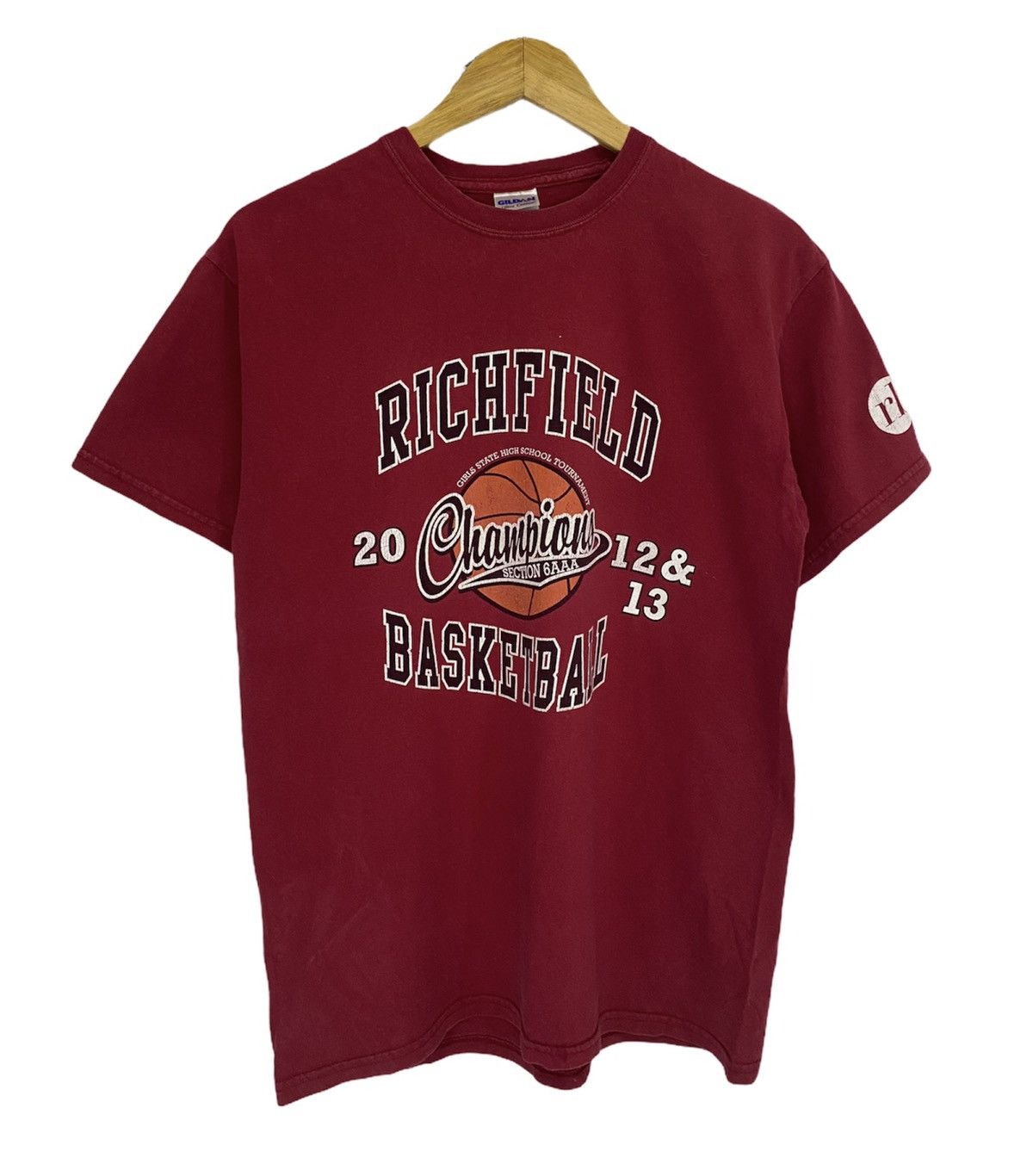 NBA × Rap Tees Vintage NBA Richfield Champions T-Shirt Size US M / EU 48-50 / 2 - 1 Thumbnail