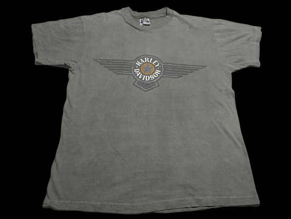 Hanes × Harley Davidson × Vintage Vintage 80s 1988 Harley Davidson Golden Triangle Beaumont Size US M / EU 48-50 / 2 - 9 Thumbnail