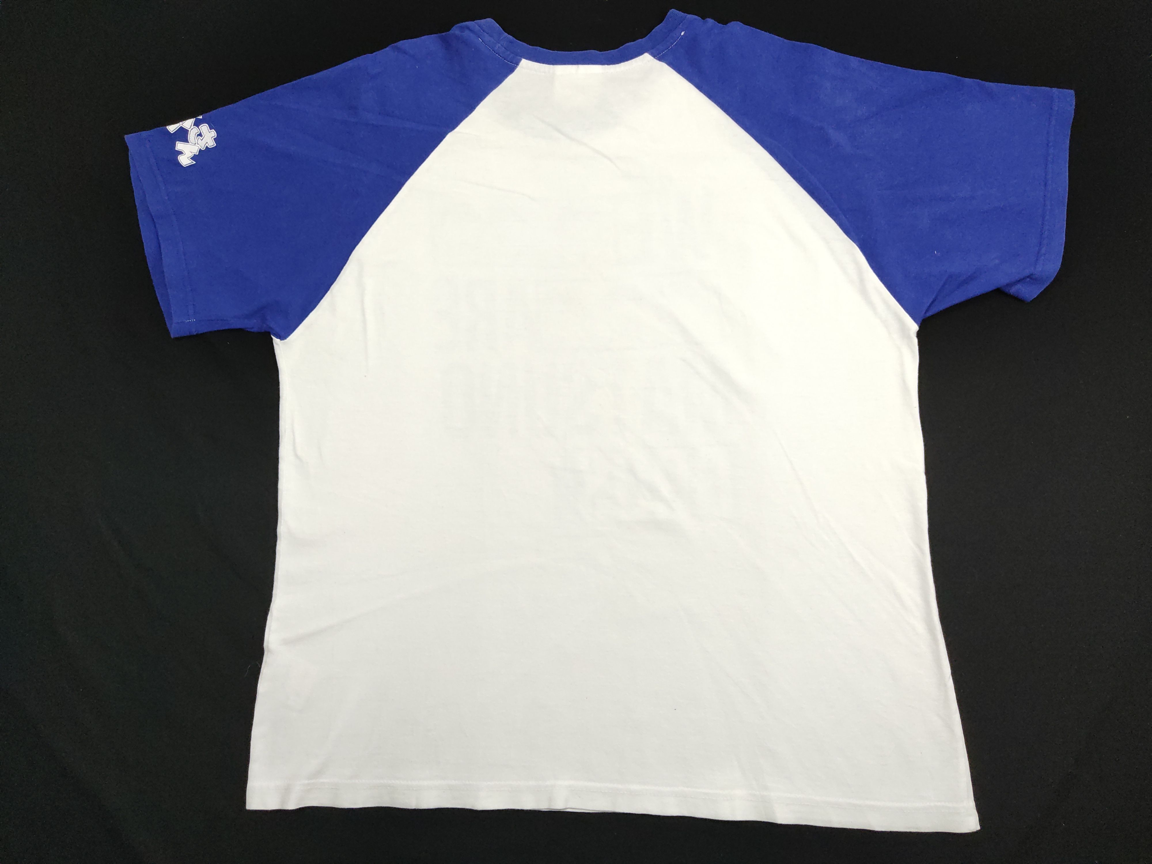 Anime We Are Matsuno Bros Raglan White Blue Sleeve Comic Anime Size US L / EU 52-54 / 3 - 2 Thumbnail