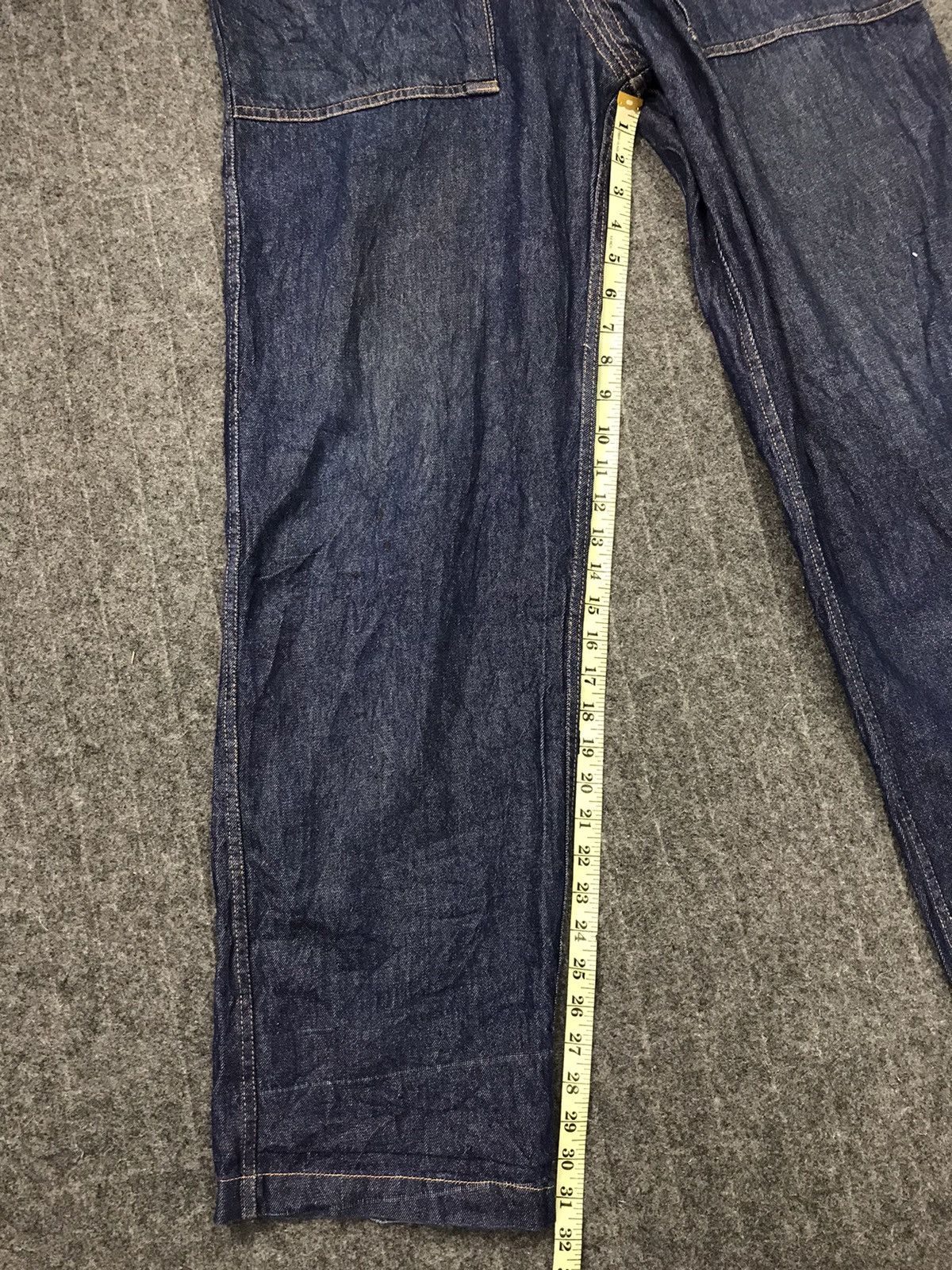 Japanese Brand Vintage 90s Rambeth Indigo Denim Pant Workwear Carpenter Size US 37 - 13 Thumbnail