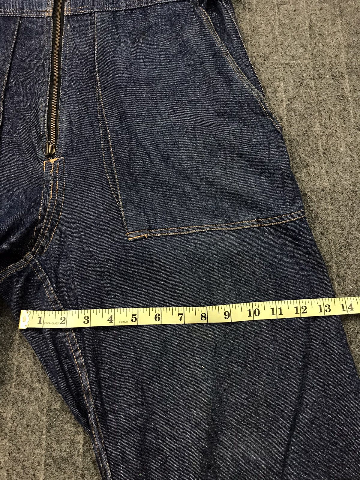 Japanese Brand Vintage 90s Rambeth Indigo Denim Pant Workwear Carpenter Size US 37 - 16 Thumbnail