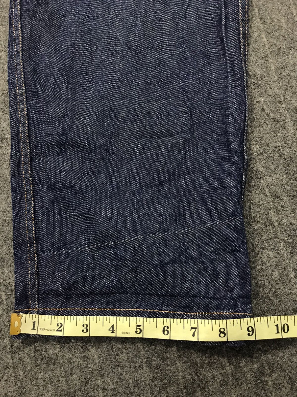 Japanese Brand Vintage 90s Rambeth Indigo Denim Pant Workwear Carpenter Size US 37 - 17 Thumbnail