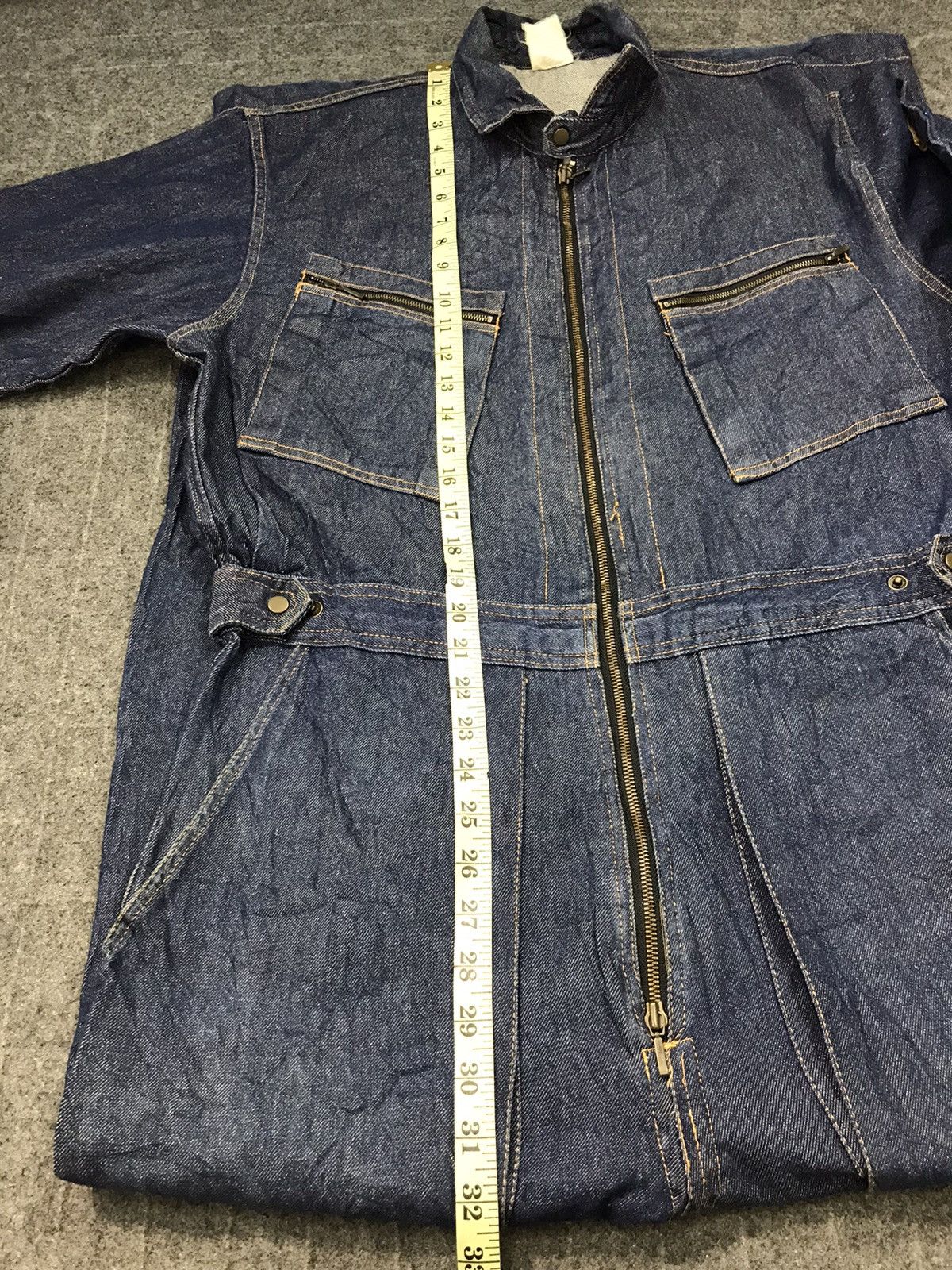 Japanese Brand Vintage 90s Rambeth Indigo Denim Pant Workwear Carpenter Size US 37 - 11 Thumbnail