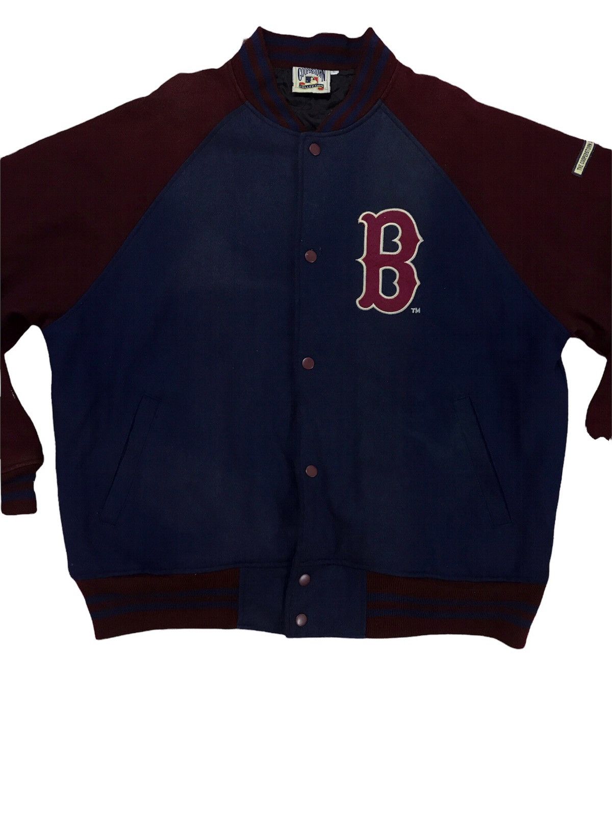 Cooperstown Collection × MLB Vintage Boston Red Sox Varsity Wool Jacket MLB Baseball Size US L / EU 52-54 / 3 - 3 Thumbnail