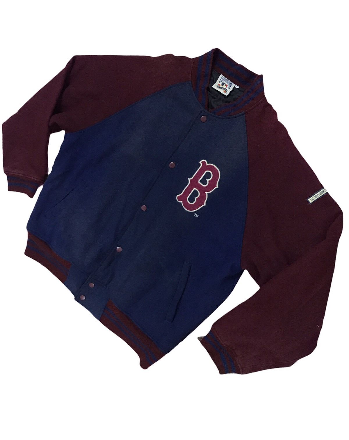 Cooperstown Collection × MLB Vintage Boston Red Sox Varsity Wool Jacket MLB Baseball Size US L / EU 52-54 / 3 - 2 Thumbnail