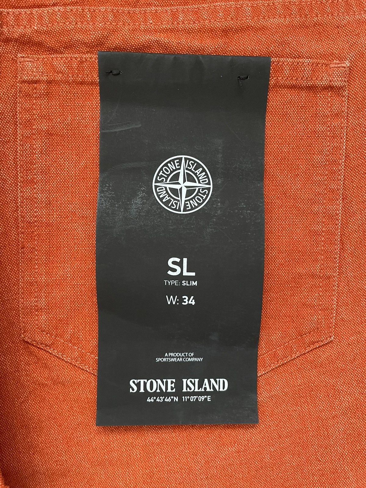 Stone Island Stone Island Canvas Denim Safety Orange Size US 34 / EU 50 - 4 Thumbnail
