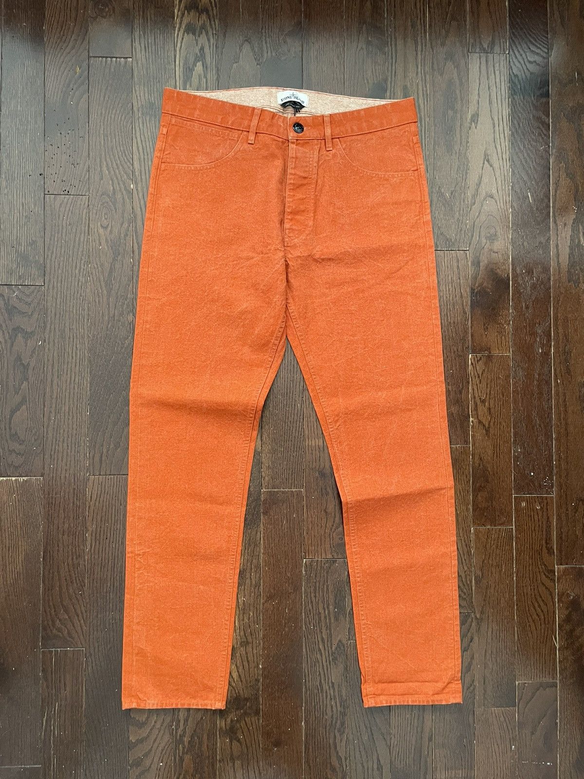 Stone Island Stone Island Canvas Denim Safety Orange Size US 34 / EU 50 - 2 Thumbnail