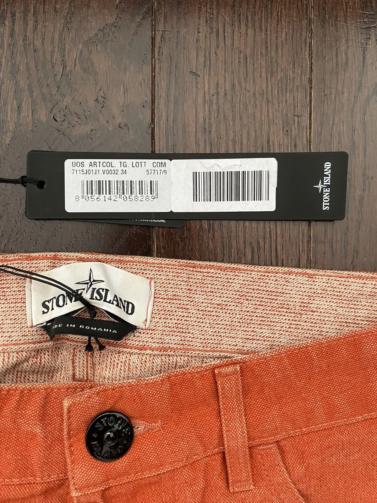 Stone Island Stone Island Canvas Denim Safety Orange Size US 34 / EU 50 - 5 Thumbnail