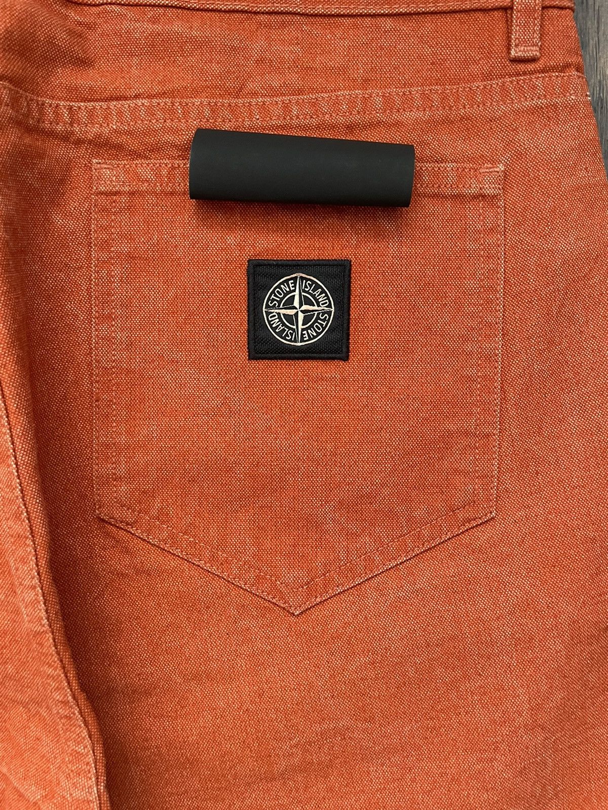 Stone Island Stone Island Canvas Denim Safety Orange Size US 34 / EU 50 - 3 Thumbnail