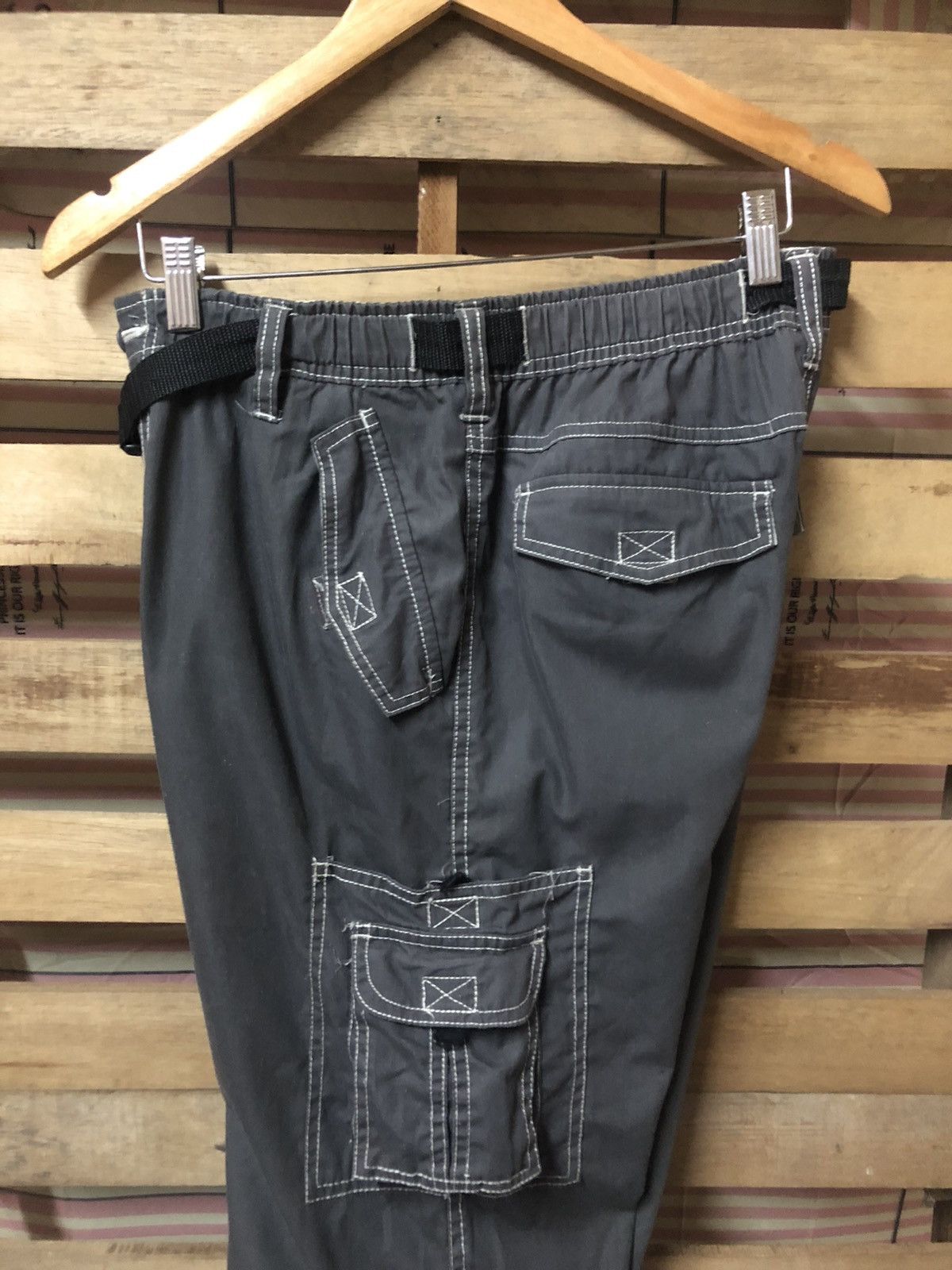 Japanese Brand Cargo Multi Pocket Technical Two Way Pant Size US 32 / EU 48 - 8 Thumbnail