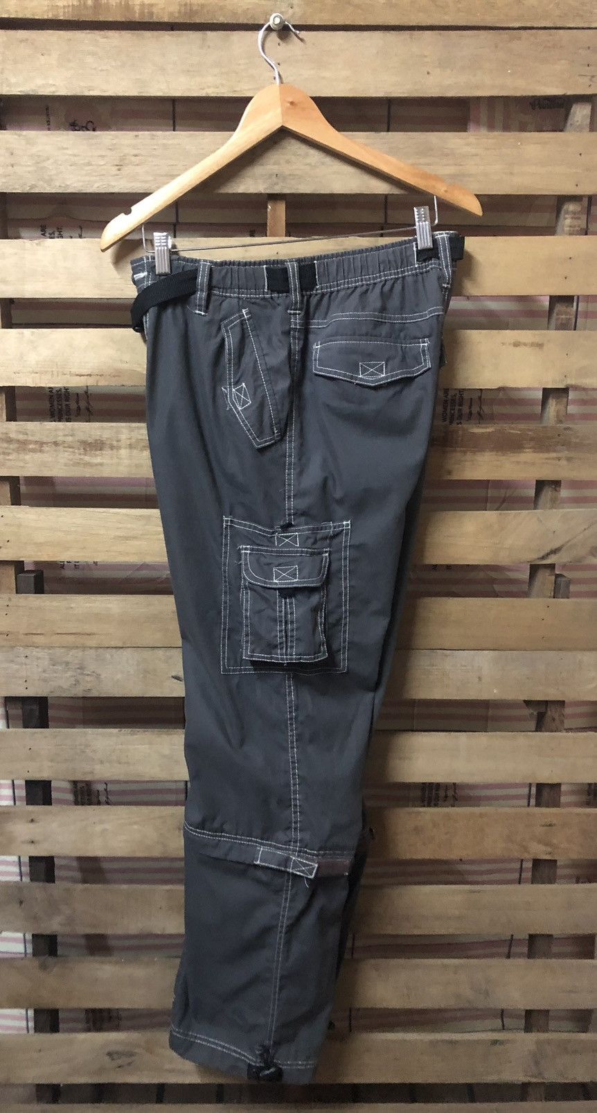 Japanese Brand Cargo Multi Pocket Technical Two Way Pant Size US 32 / EU 48 - 3 Thumbnail