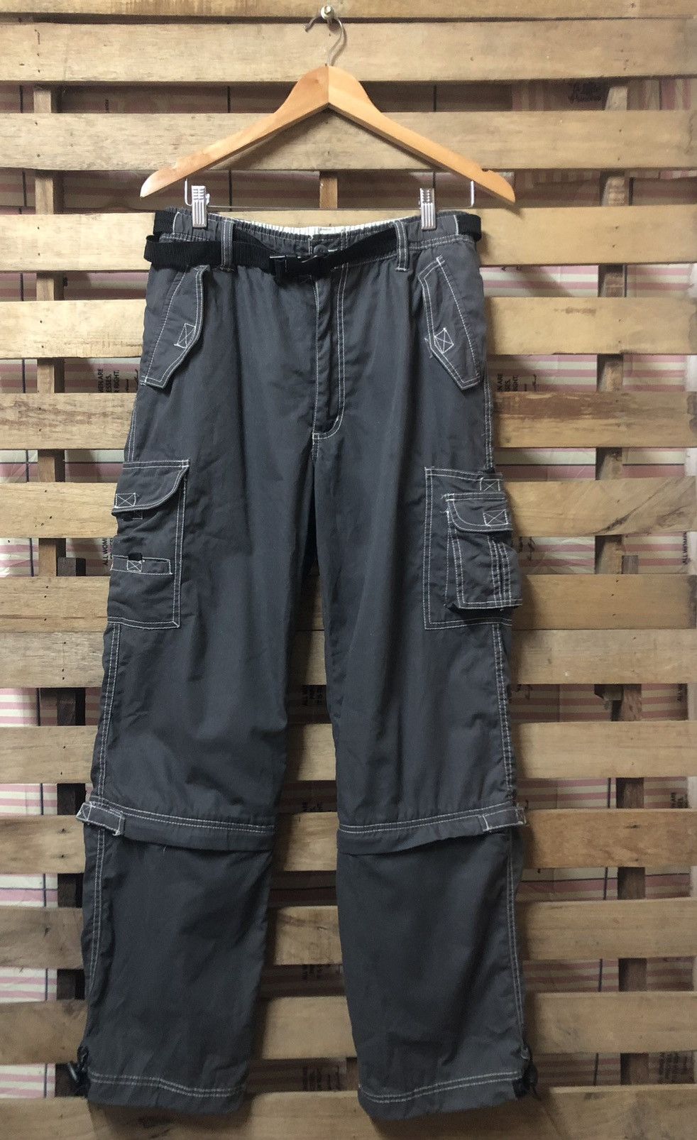 Japanese Brand Cargo Multi Pocket Technical Two Way Pant Size US 32 / EU 48 - 1 Thumbnail