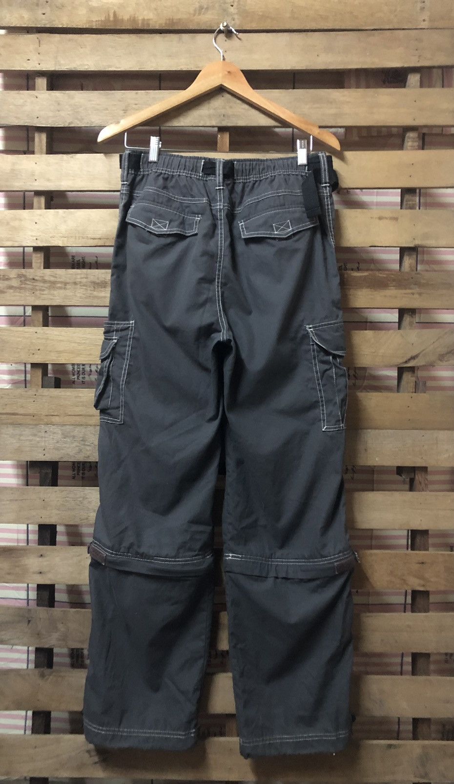 Japanese Brand Cargo Multi Pocket Technical Two Way Pant Size US 32 / EU 48 - 2 Thumbnail