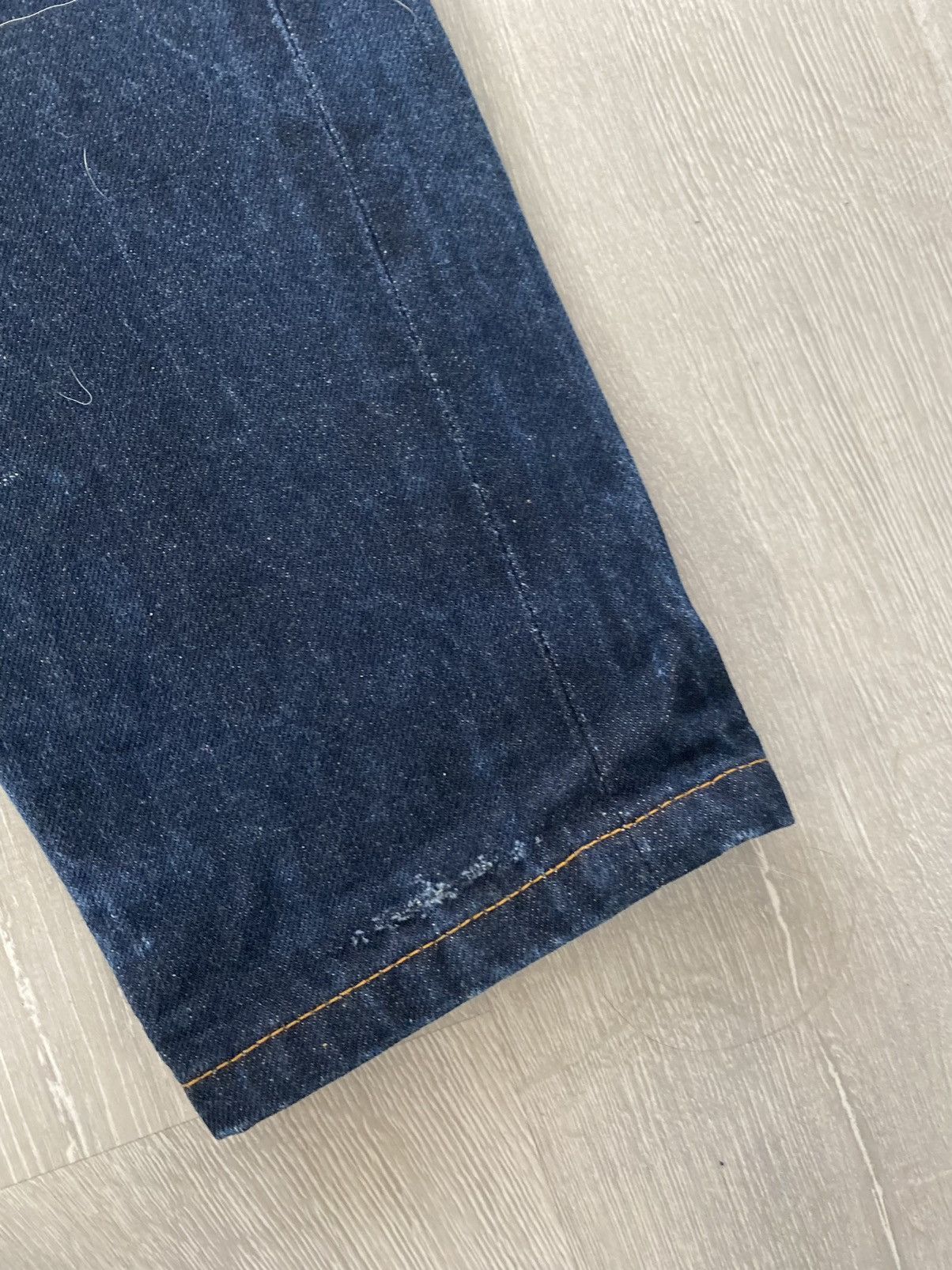 Evisu × Japanese Brand × Vintage Evisu Japan vintage navy jeans denim pants baby logo Size US 30 / EU 46 - 7 Thumbnail