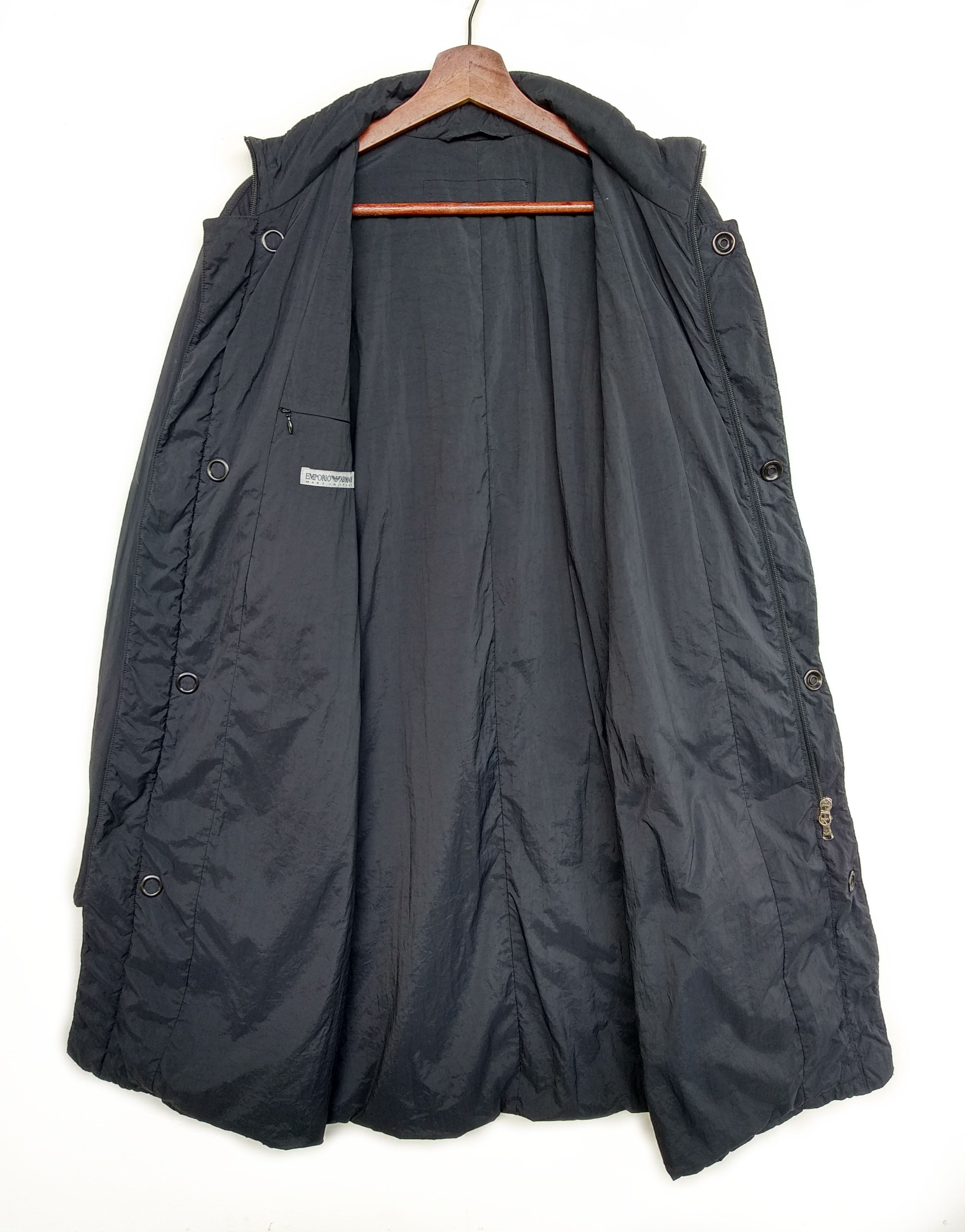 Emporio Armani × Vintage Emporio Armani Long Jacket,Made In Italy/Size M Size US M / EU 48-50 / 2 - 3 Thumbnail