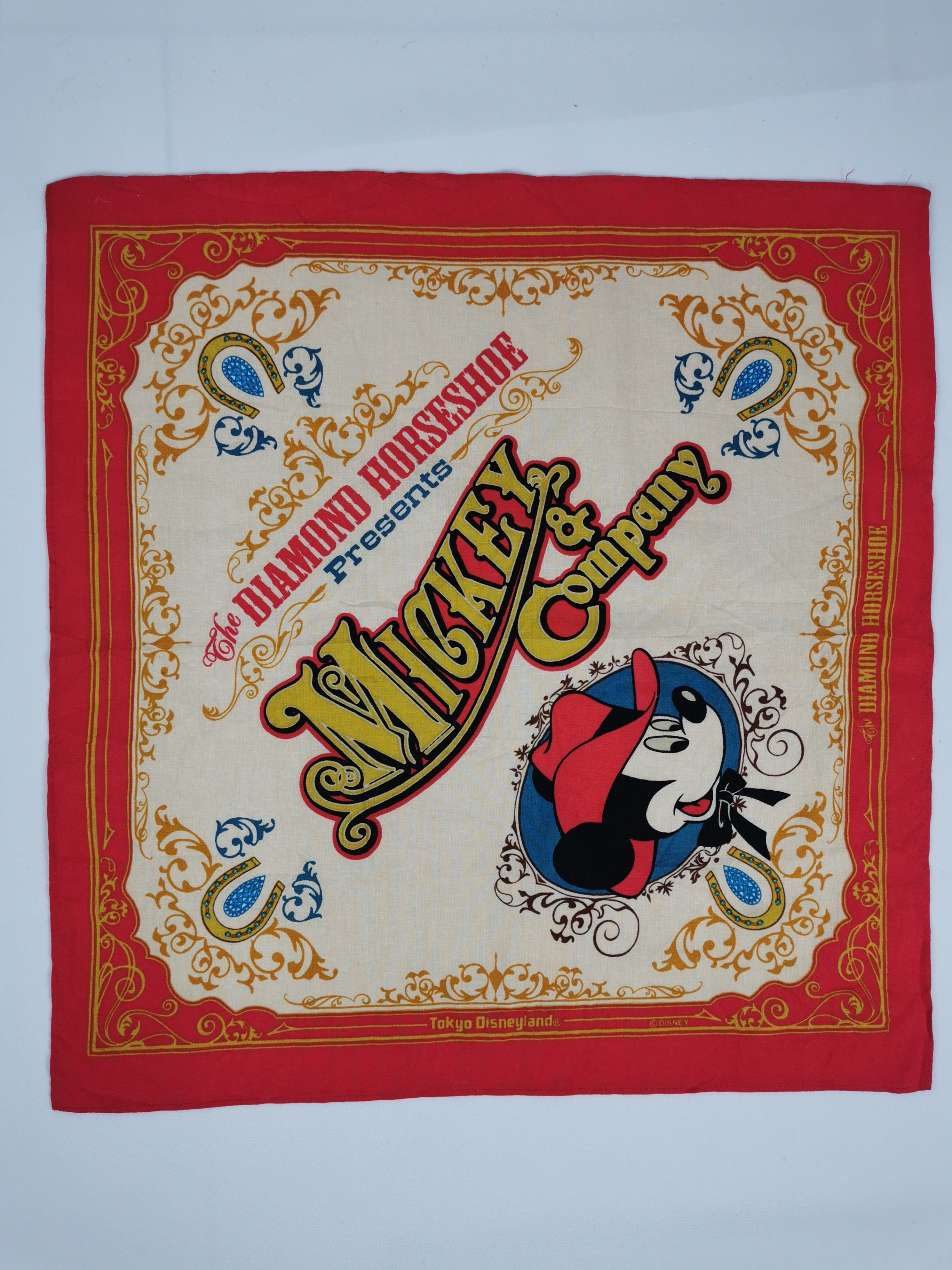 Disney Mickey mouse disnye handkerchief bandana neckerchief Size ONE SIZE - 1 Thumbnail