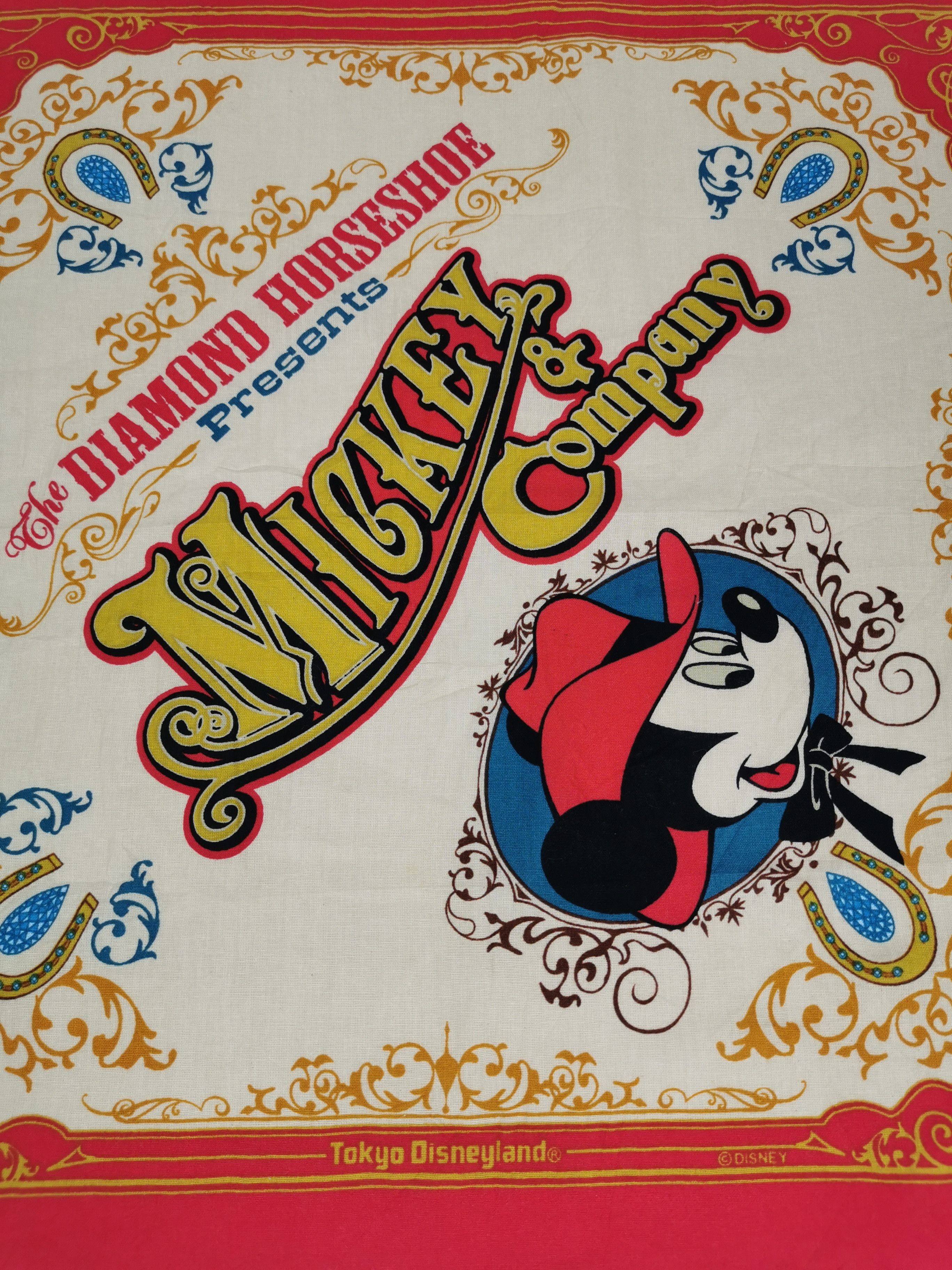 Disney Mickey mouse disnye handkerchief bandana neckerchief Size ONE SIZE - 2 Thumbnail