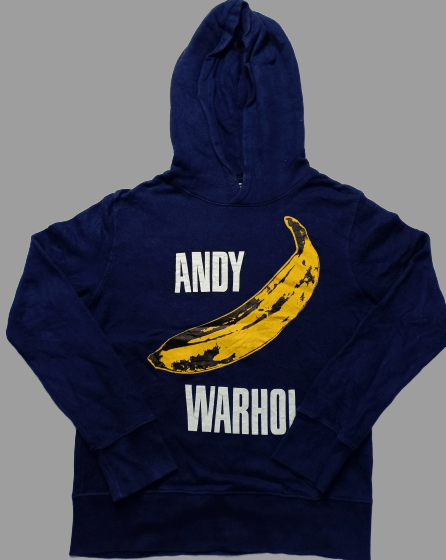 Andy Warhol × Band Tees Hype! ANDY WARHOL Hoodie Velvet Underground Cover Size S / US 4 / IT 40 - 1 Thumbnail