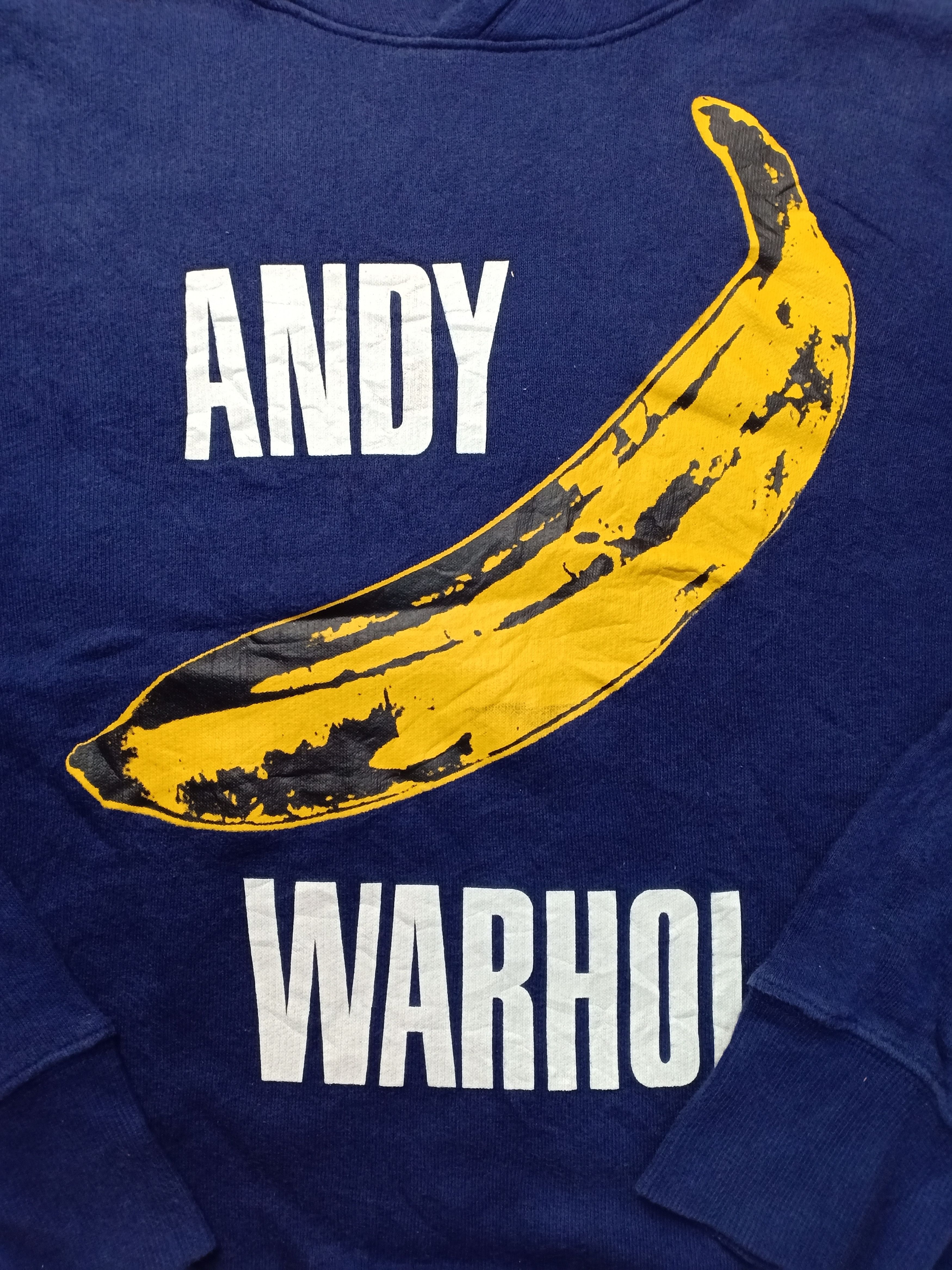 Andy Warhol × Band Tees Hype! ANDY WARHOL Hoodie Velvet Underground Cover Size S / US 4 / IT 40 - 3 Thumbnail